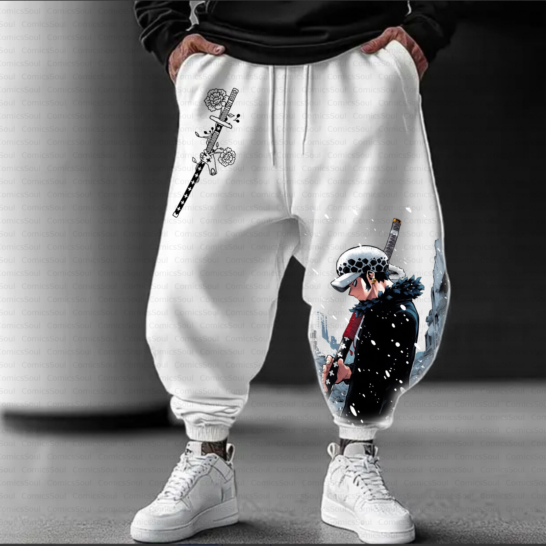 Unisex Casual Anime Streetwear Pant