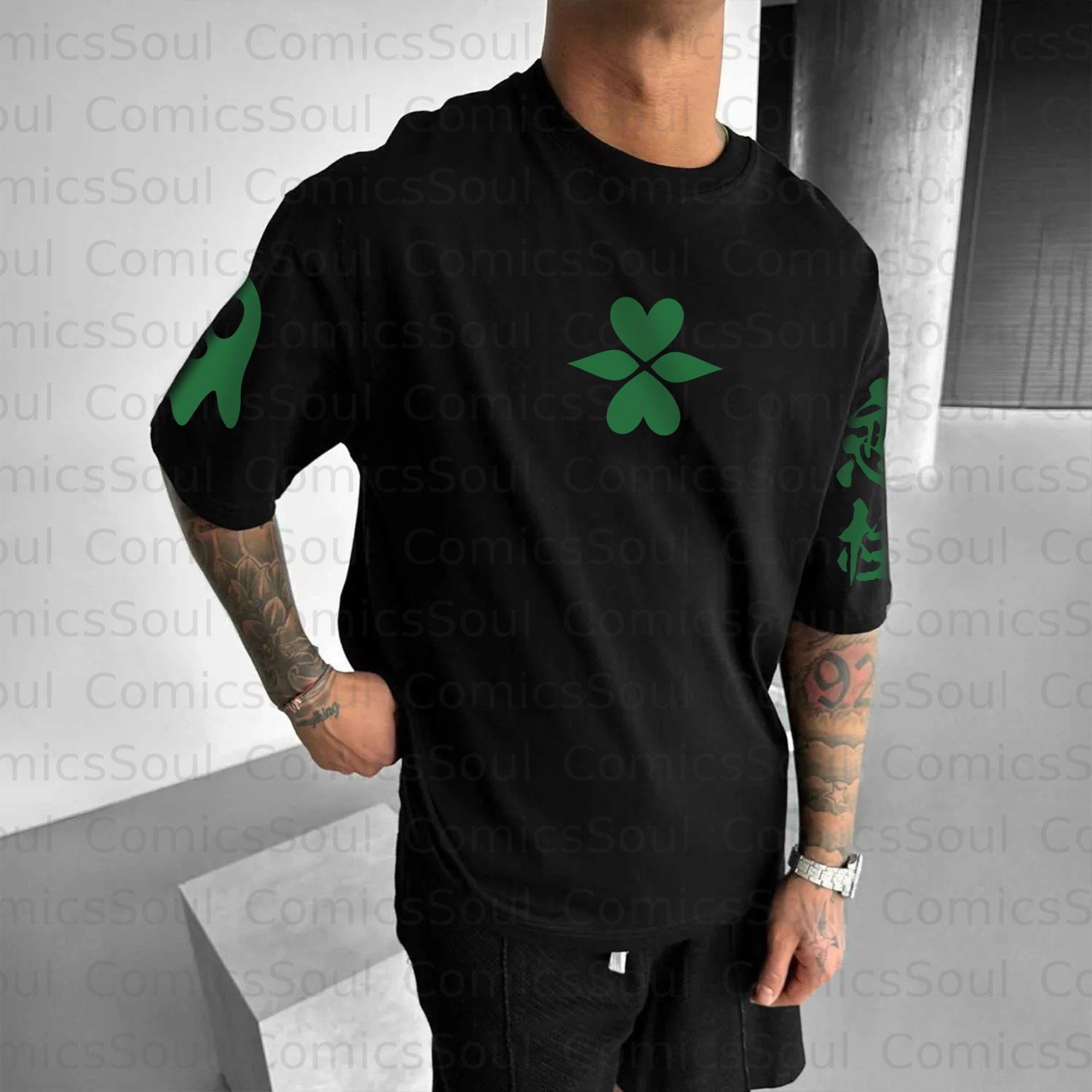 Unisex Anime Halloween Inspired Vintage T-Shirt