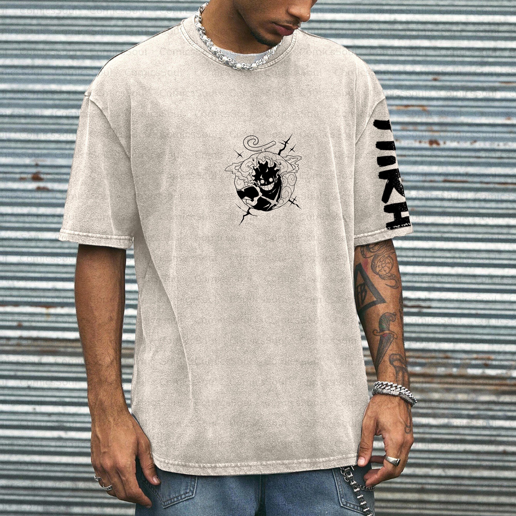 Unisex  Inspired Vintage Washed T-Shirt