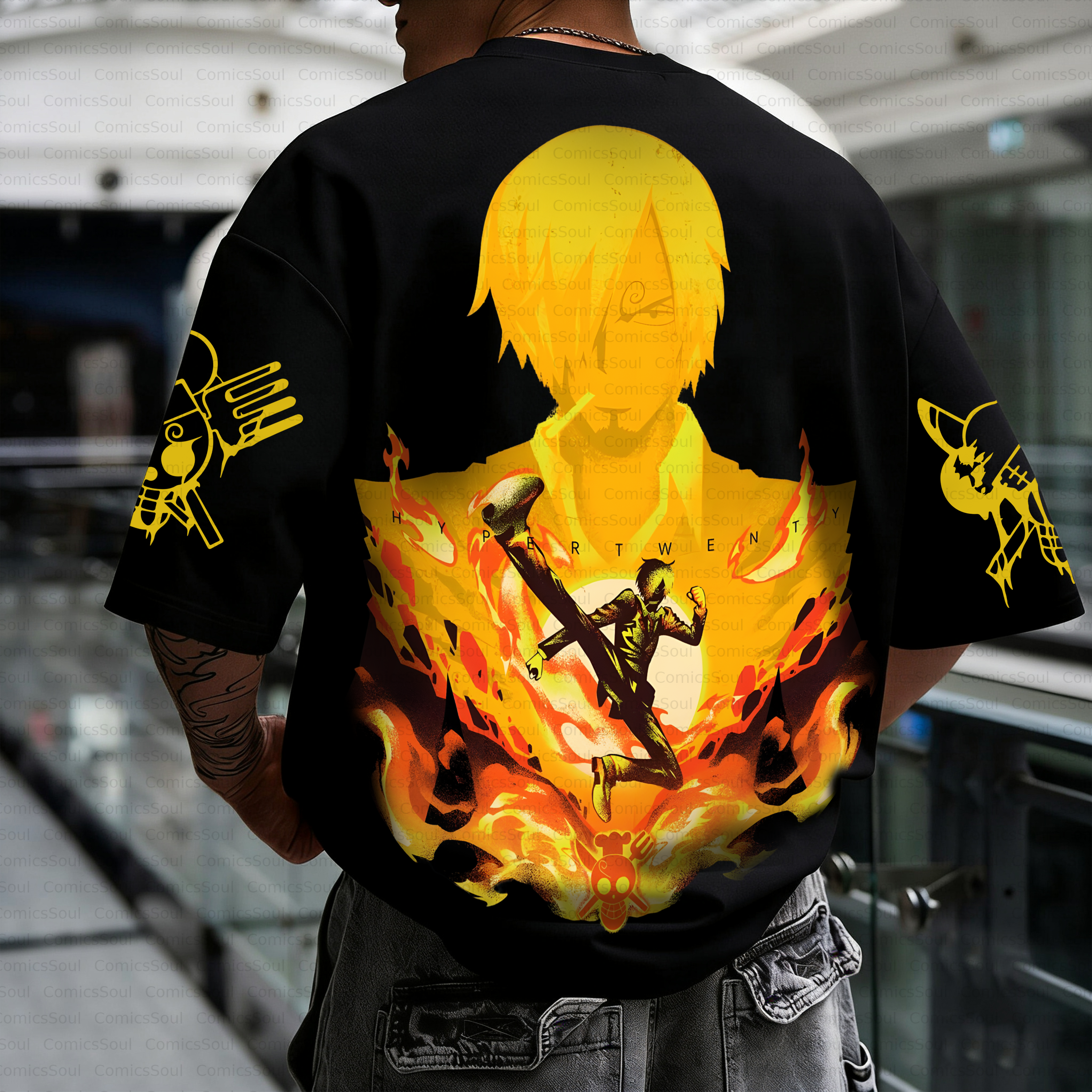 Unisex Anime Inspired Vintage T-Shirt