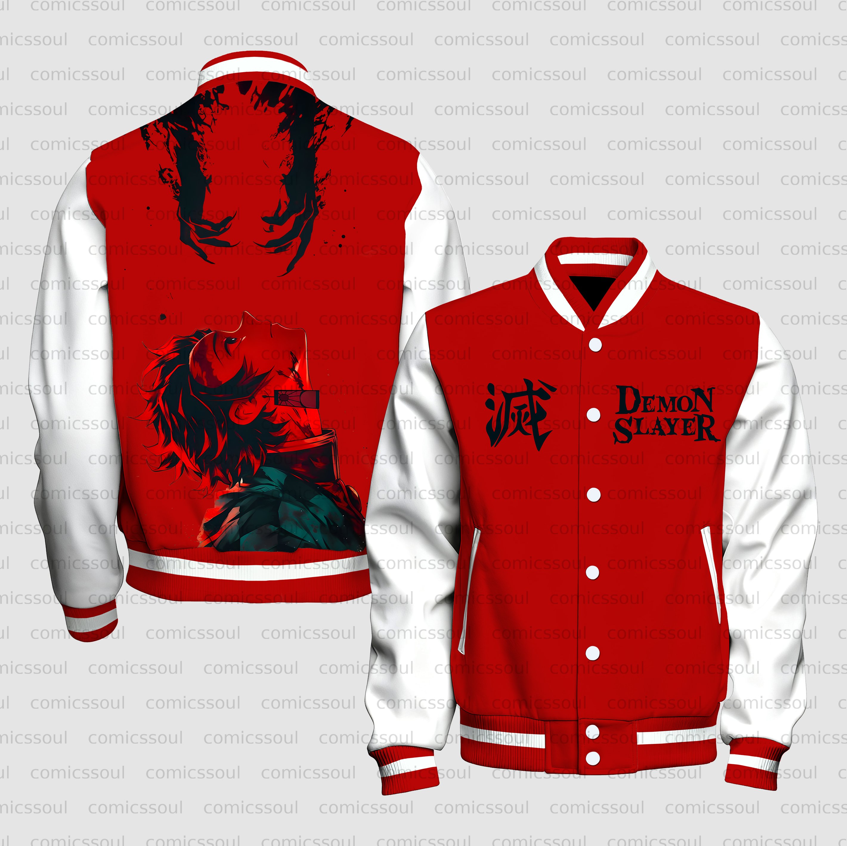 Unisex Vintage Anime Graphic Jacket