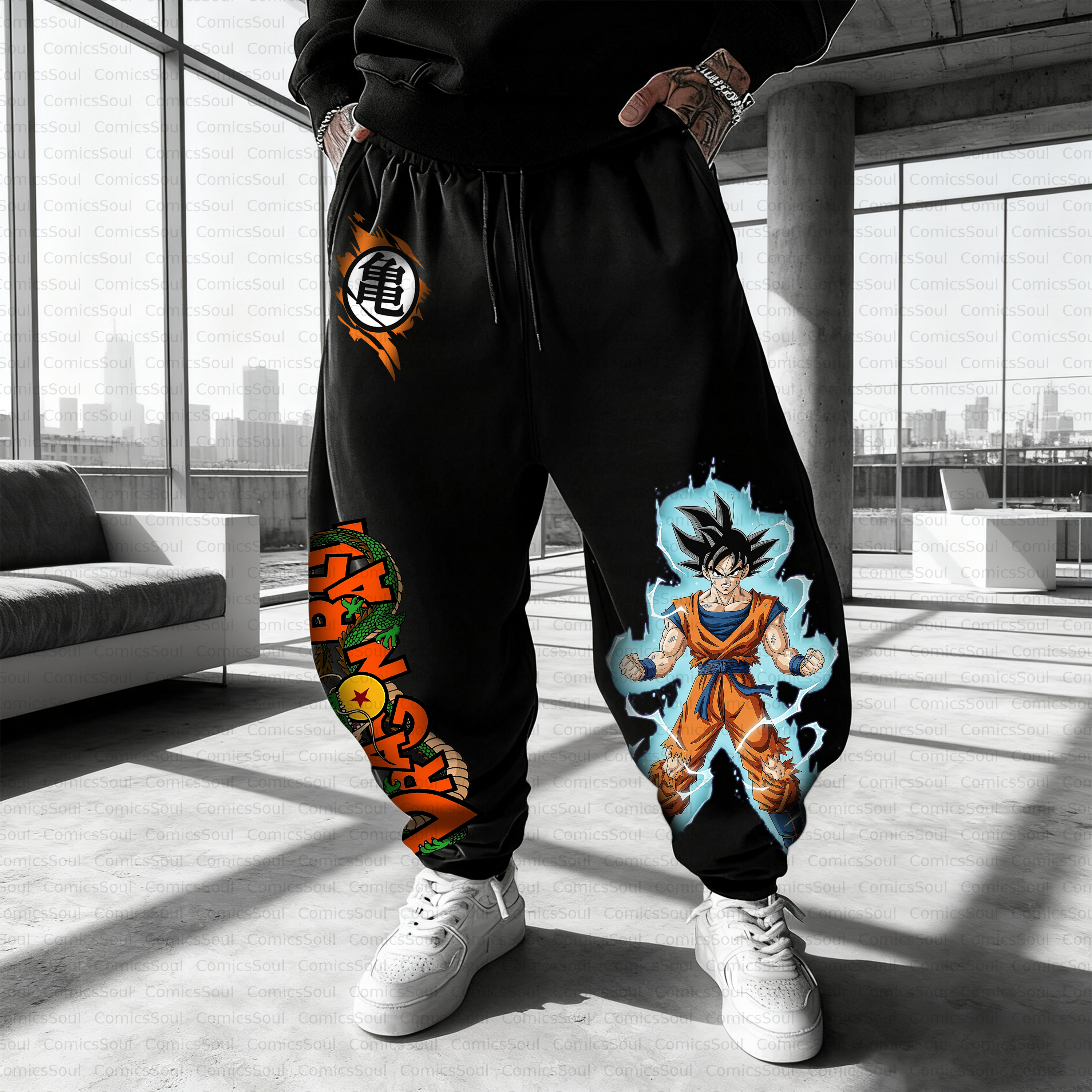 Unisex Casual Anime Streetwear Pant