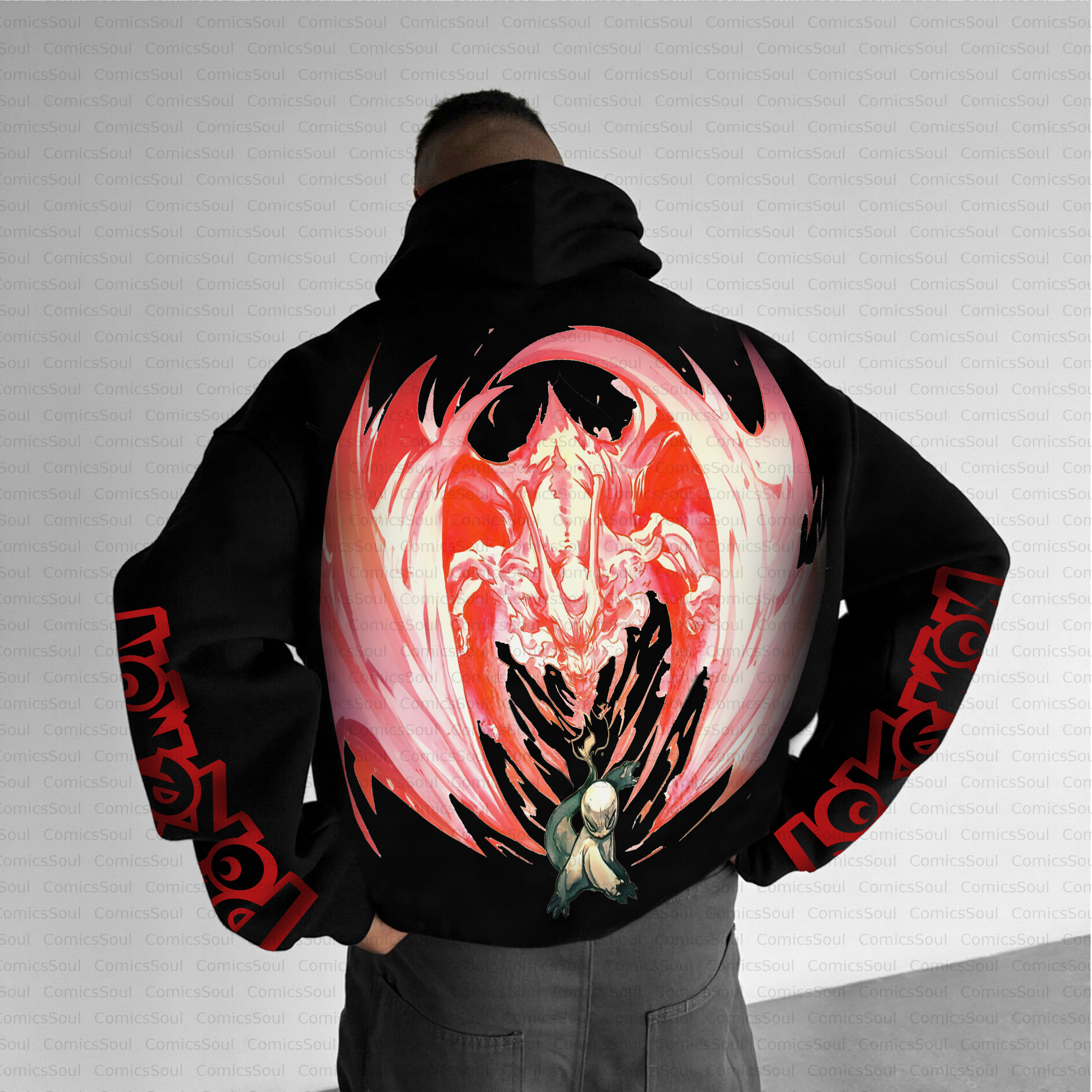 Unisex Anime Inspired Vintage Plush Hoodie