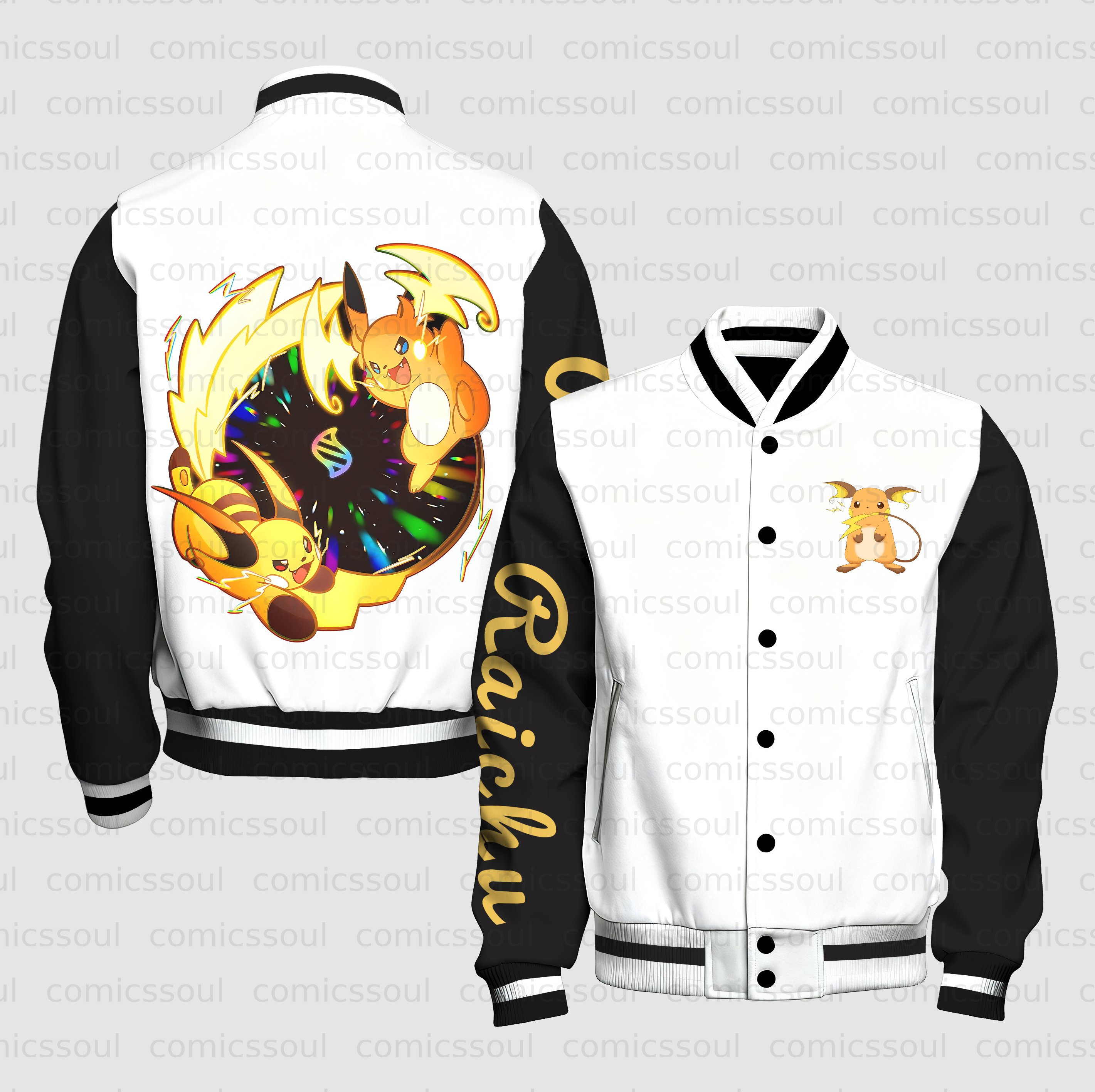 Unisex Vintage Anime Graphic Jacket