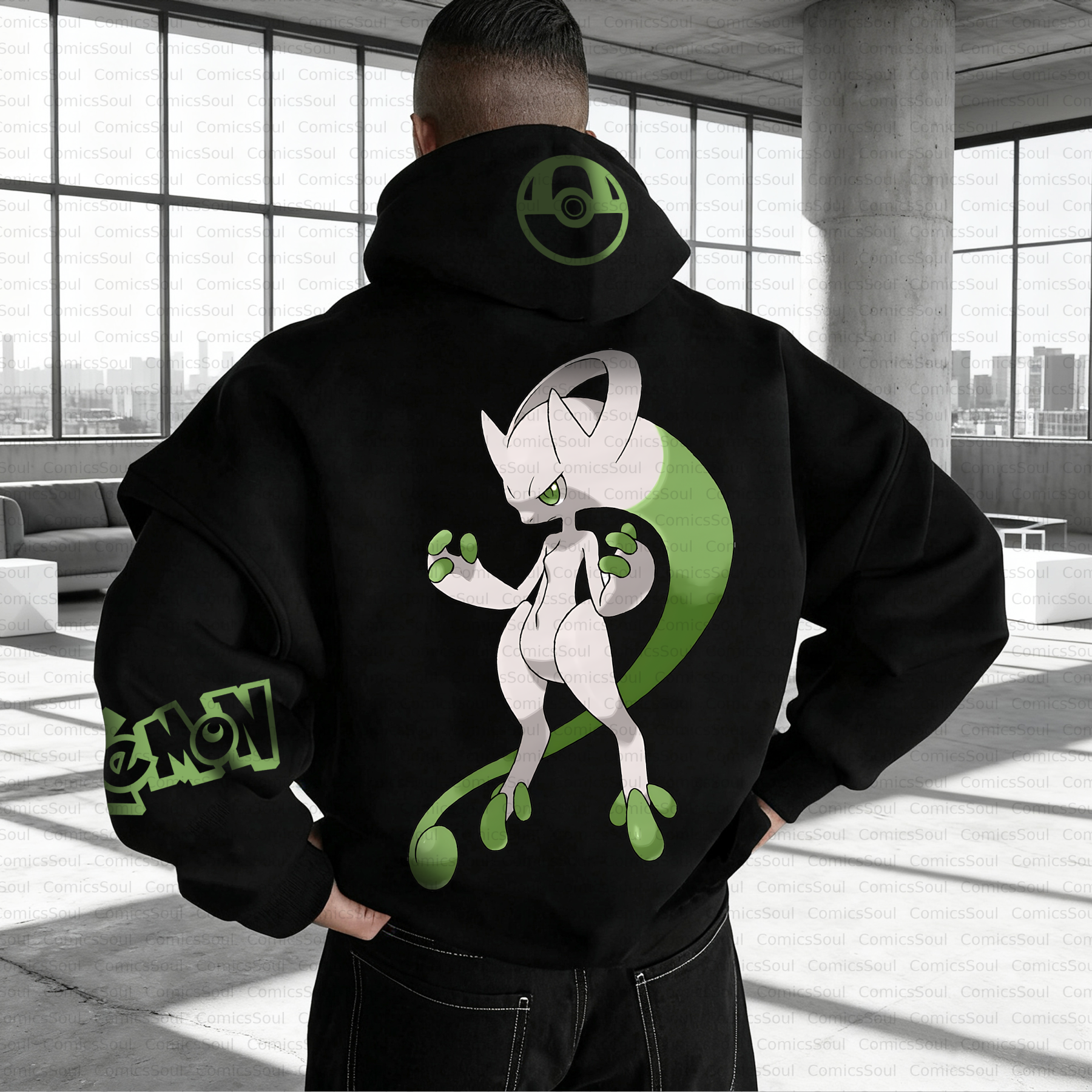 Unisex Anime Inspired Vintage Plush Hoodie