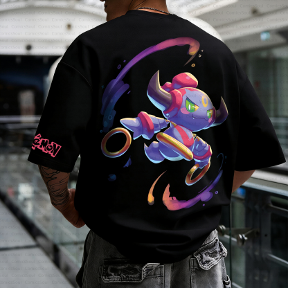 Unisex Anime Inspired Vintage T-Shirt