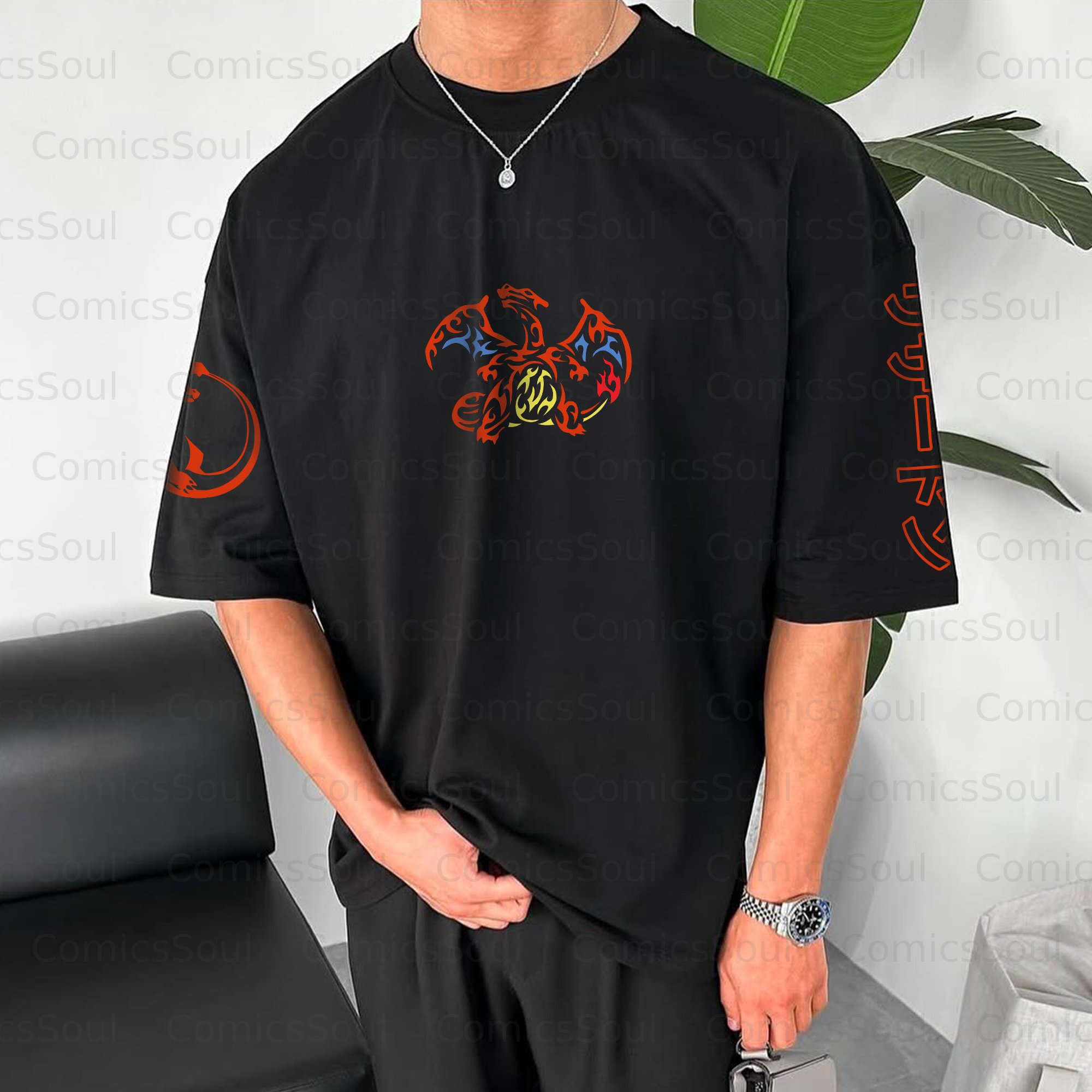 Unisex Anime Halloween Inspired Vintage T-Shirt