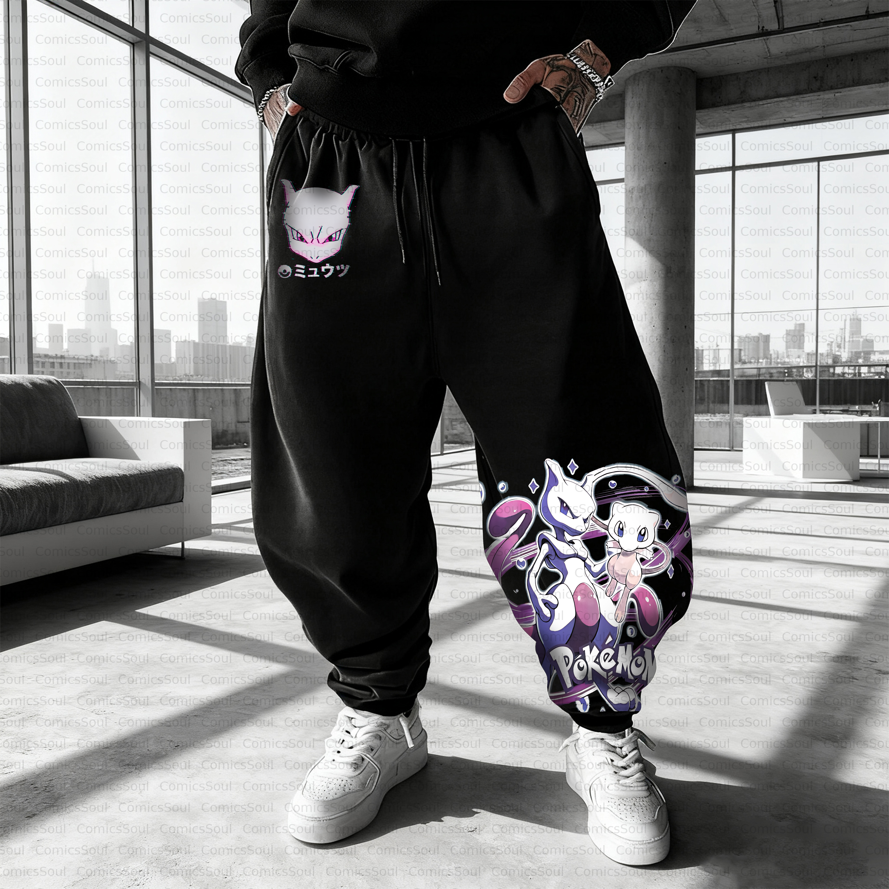Unisex Casual Anime Streetwear Pant