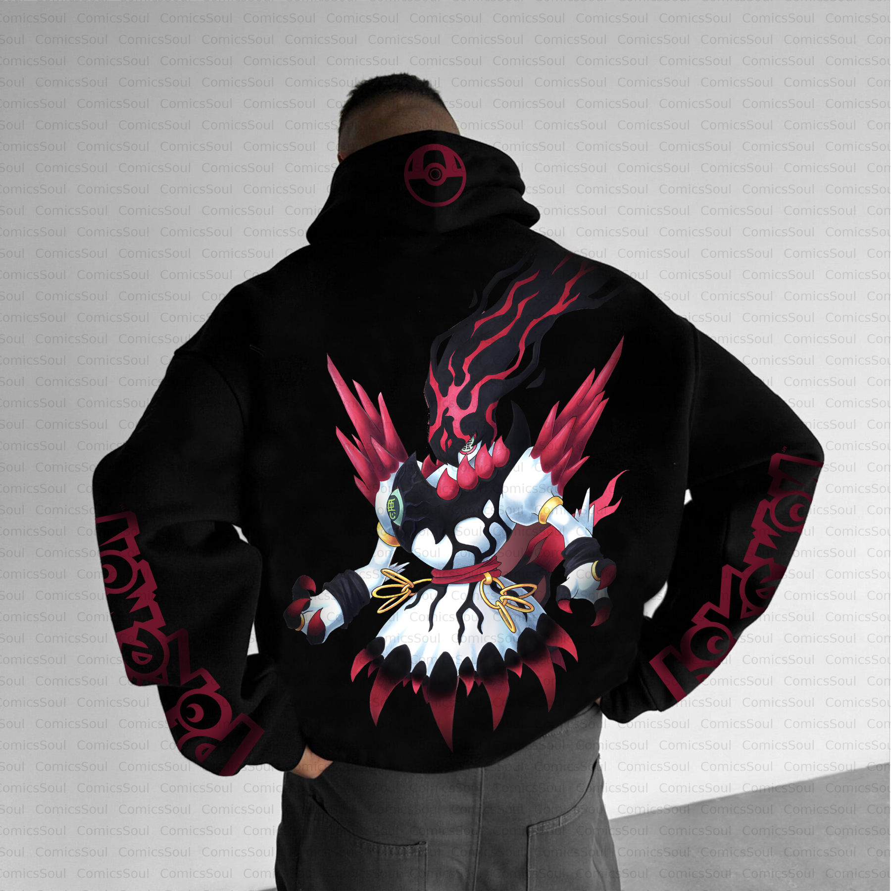 Unisex Anime Inspired Vintage Plush Hoodie