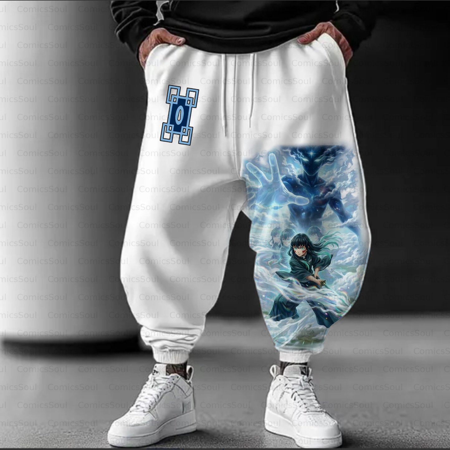 Unisex Casual Streetwear Plush Pants