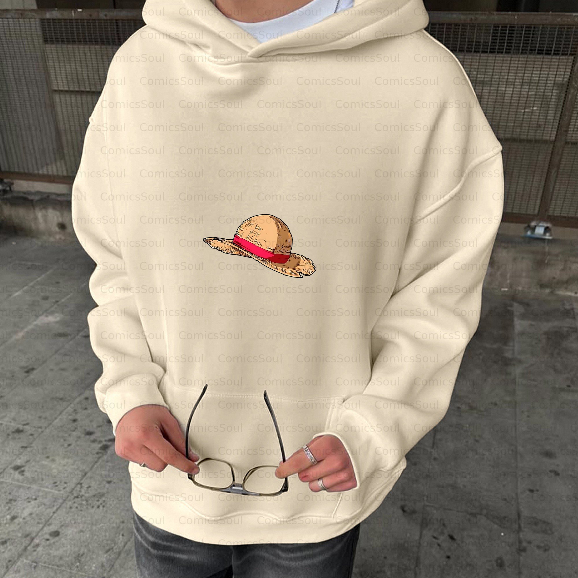 Unisex Graphic Streetwear Vintage Plush Hoodie