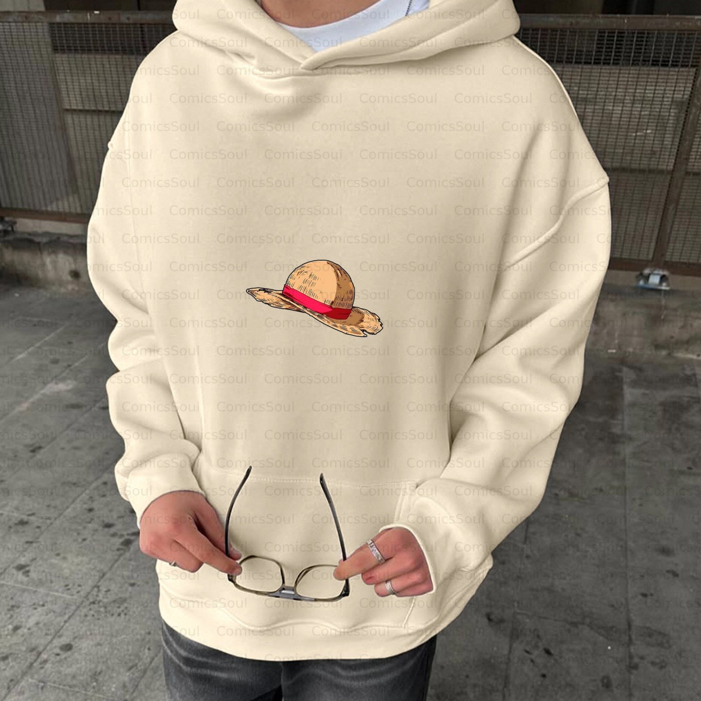 Unisex Graphic Streetwear Vintage Plush Hoodie