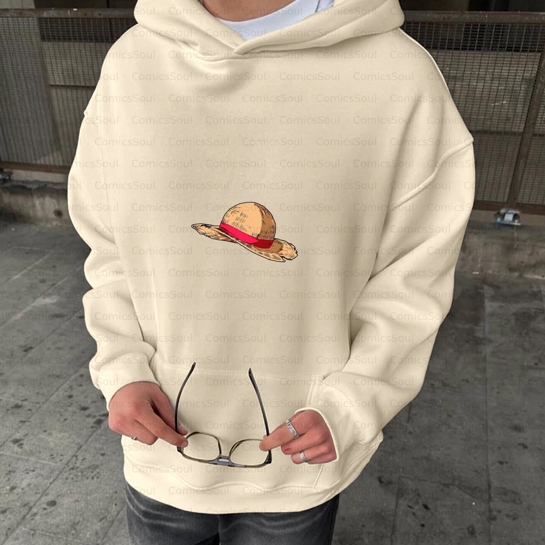 Unisex Graphic Streetwear Vintage Plush Hoodie