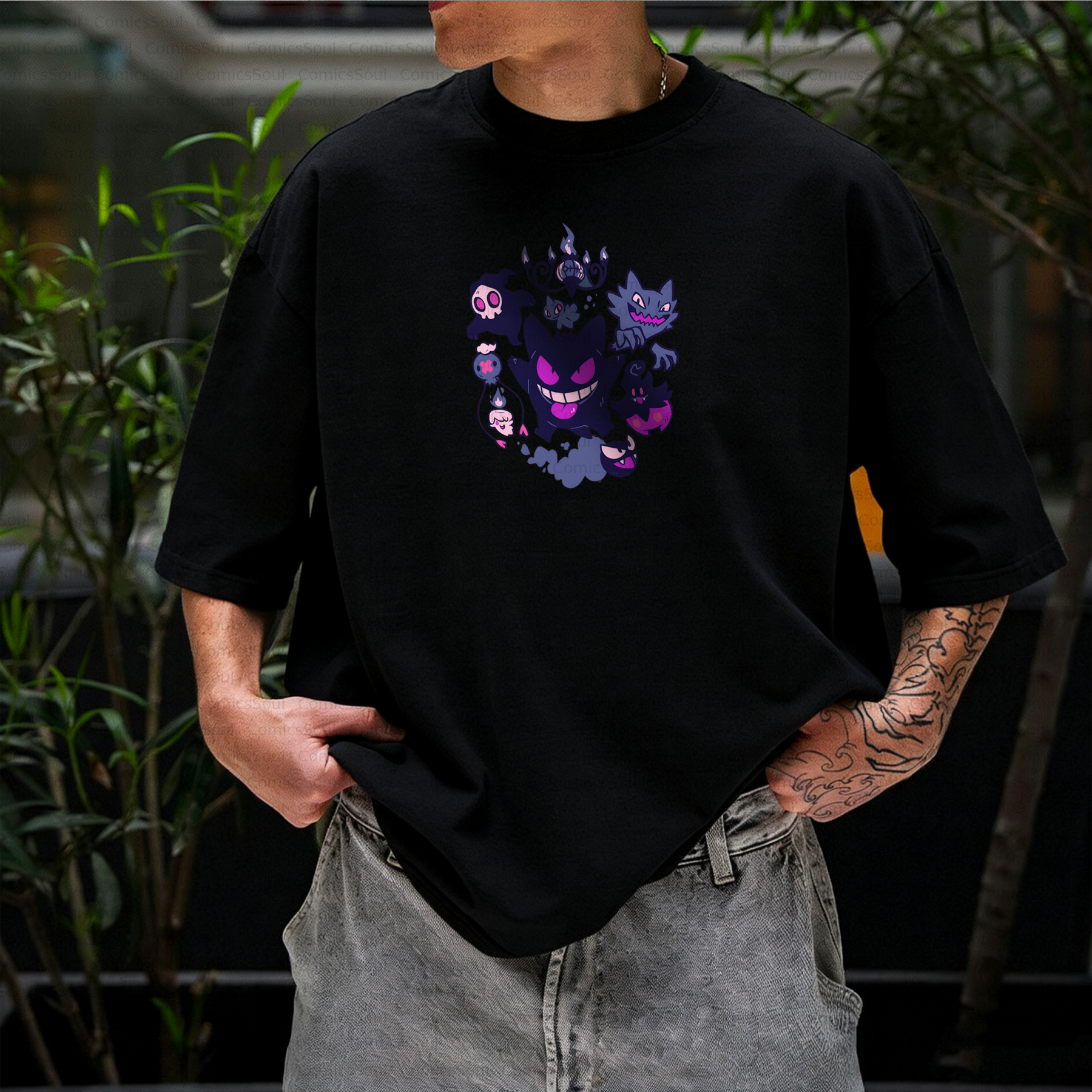 Unisex Anime Inspired Vintage T-Shirt