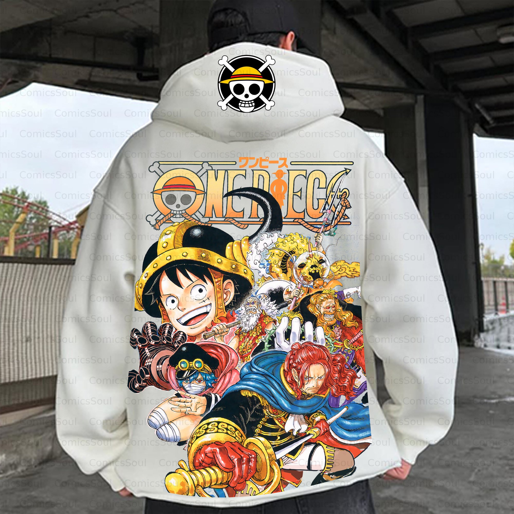 Plus Velvet Unisex Anime Graphic Streetwear Vintage Hoodie