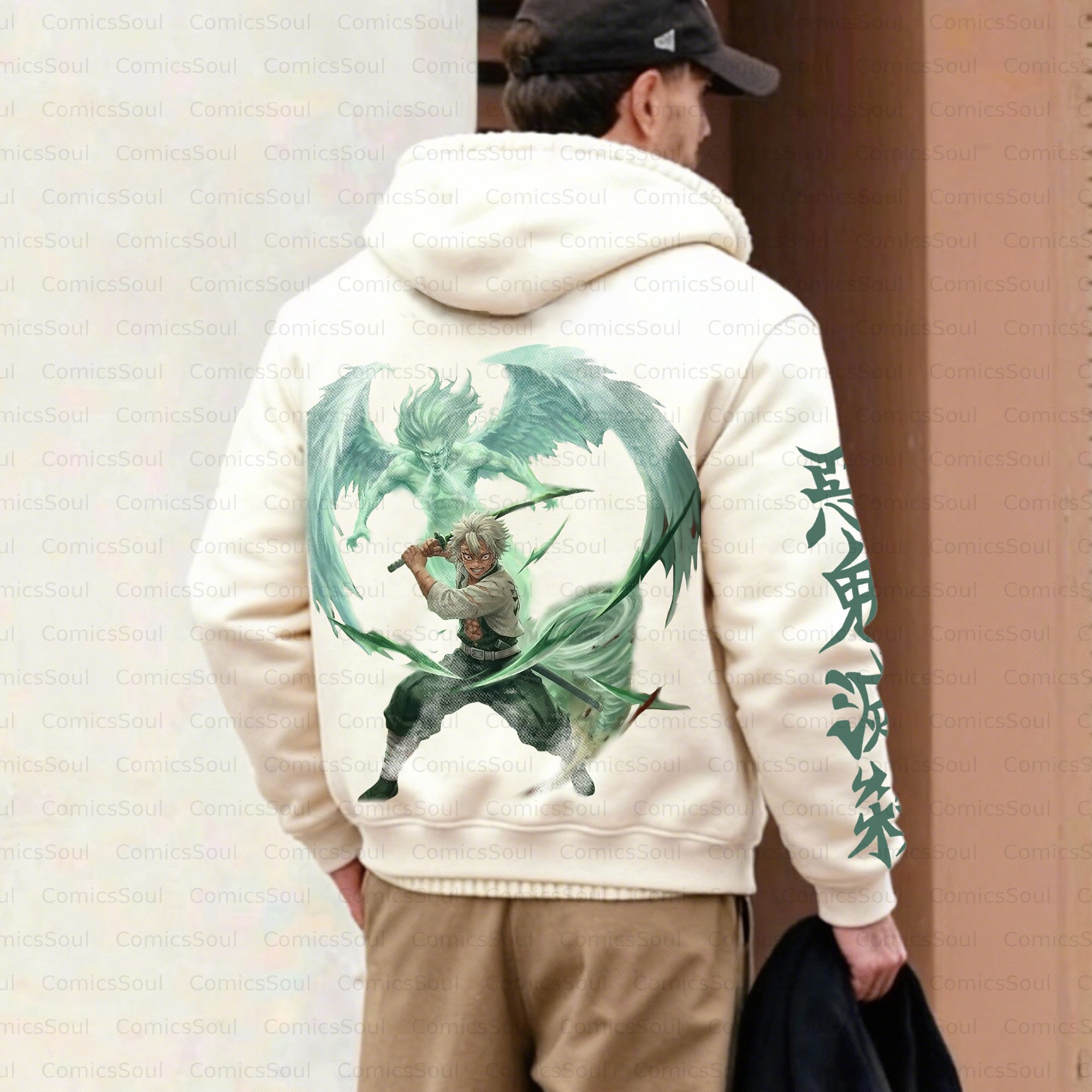 Unisex Graphic Streetwear Vintage Zipper Cardigan Plush Hoodie