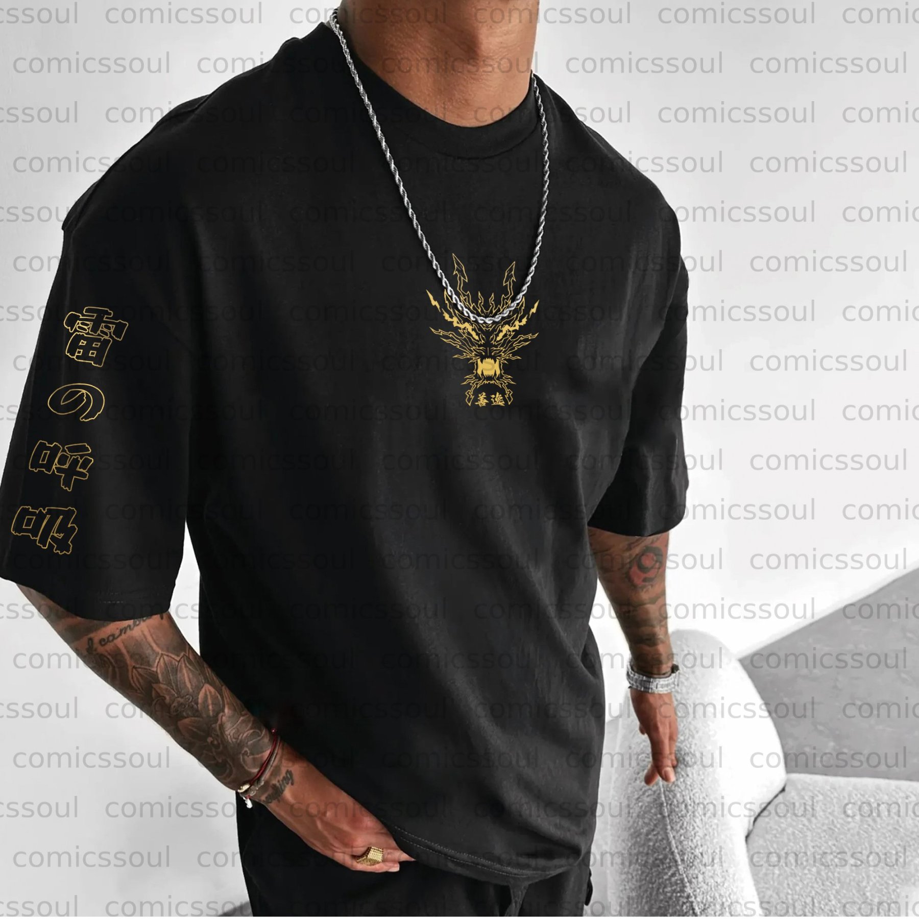 Unisex Anime Inspired Vintage T-Shirt