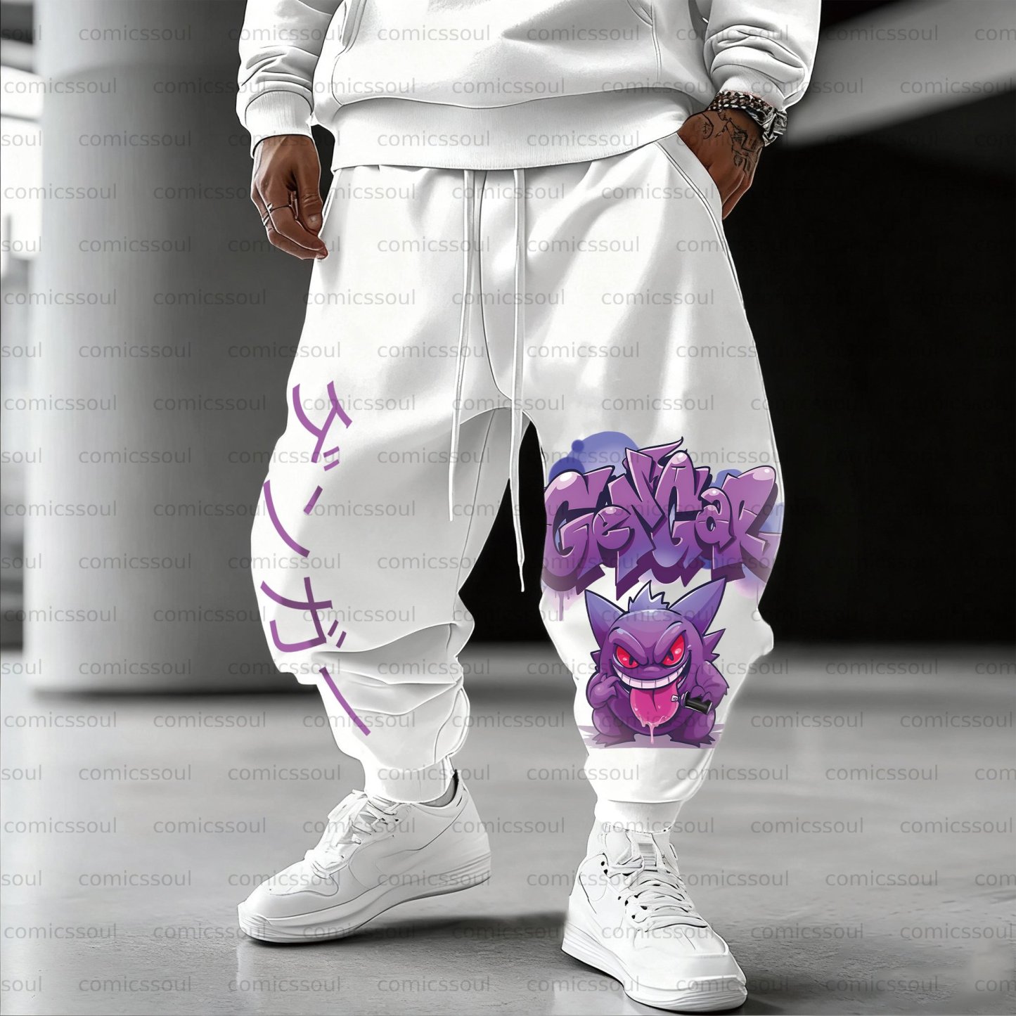 Unisex Anime Inspired Vintage Pants