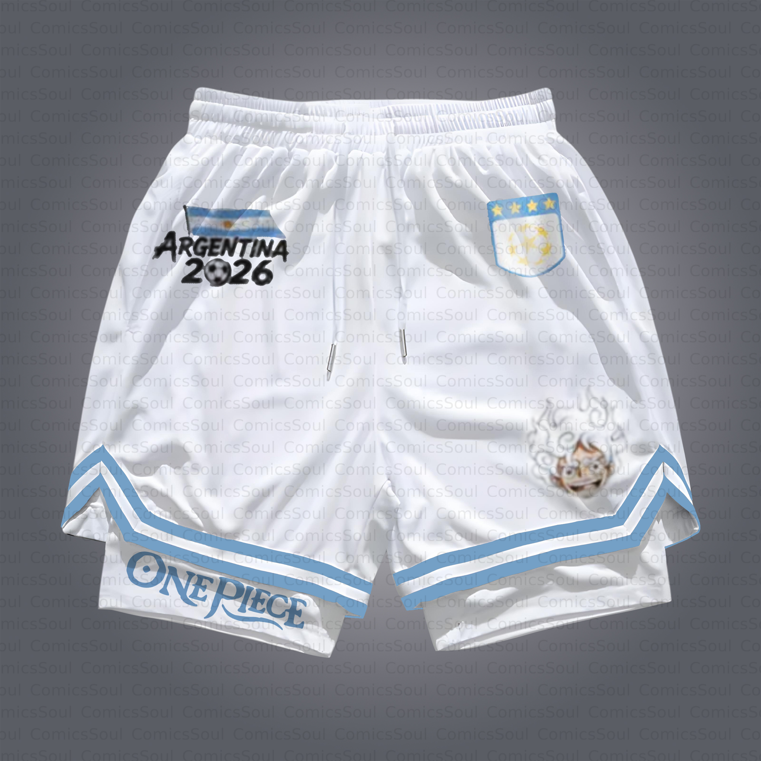 Unisex Casual Anime Style Shorts