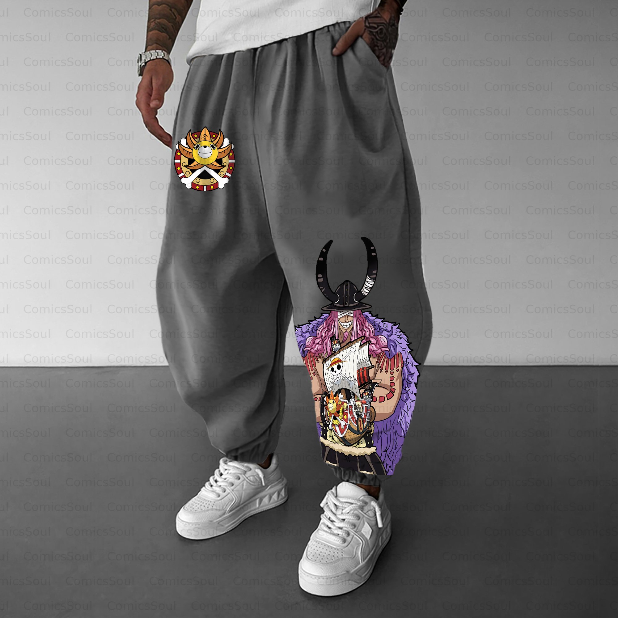 Unisex Casual Streetwear Plush Pants