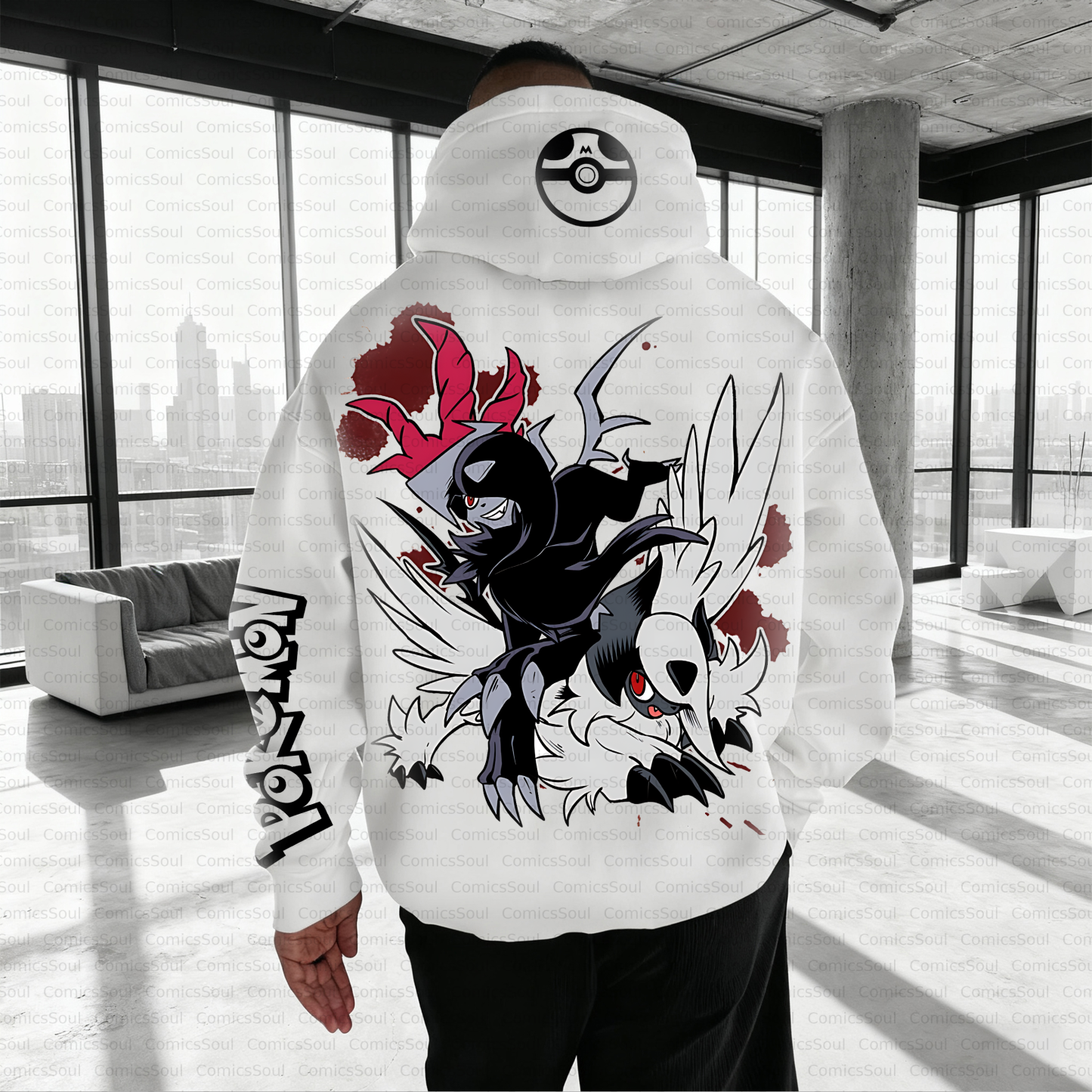 Unisex Anime Inspired Vintage Plush Hoodie