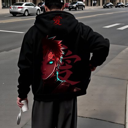 Unisex Graphic Streetwear Vintage Zipper Cardigan Plush Hoodie