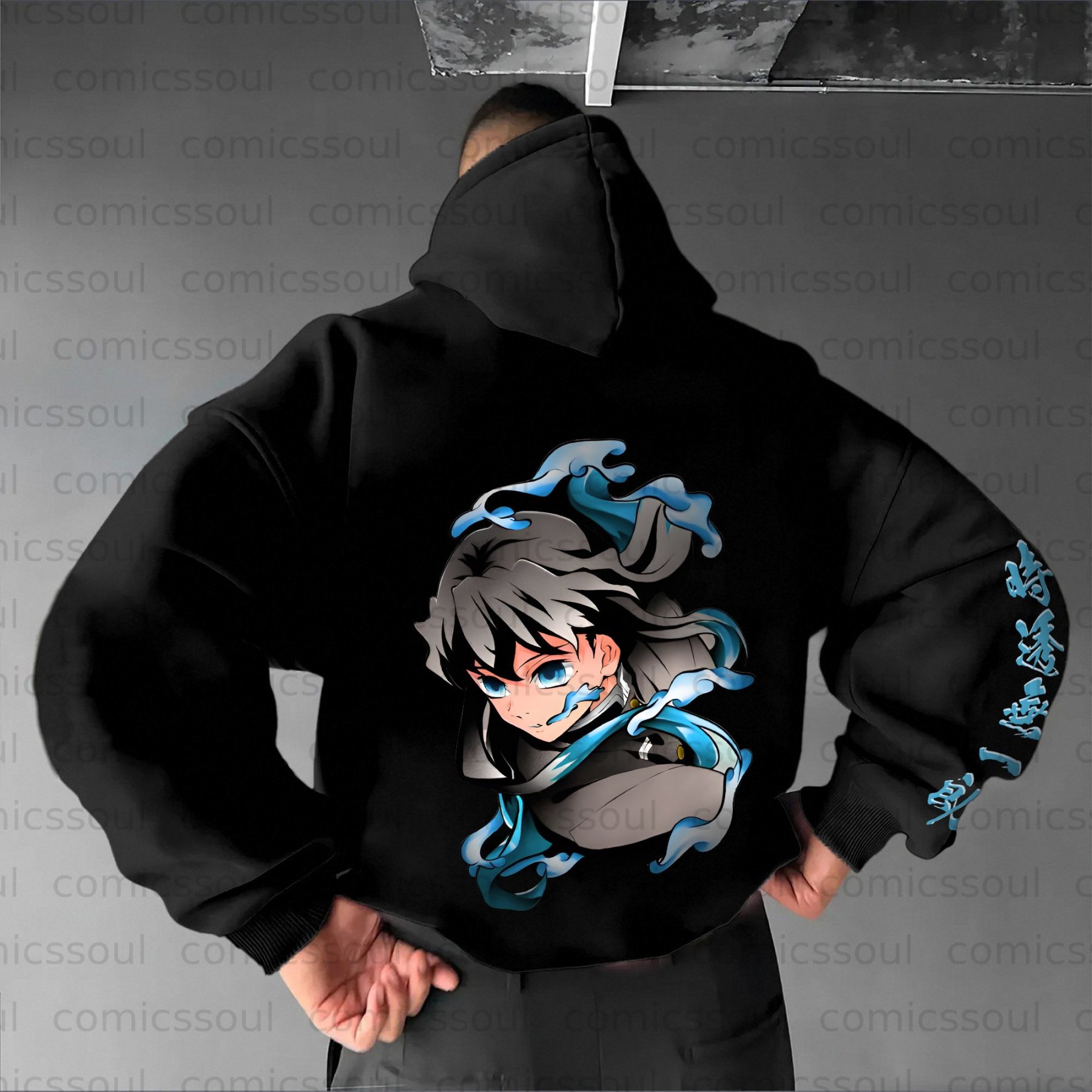 Unisex Anime Graphic Streetwear Vintage Hoodie