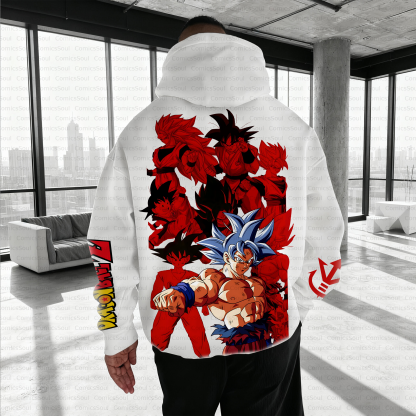 Unisex Anime Inspired Vintage Plush Hoodie