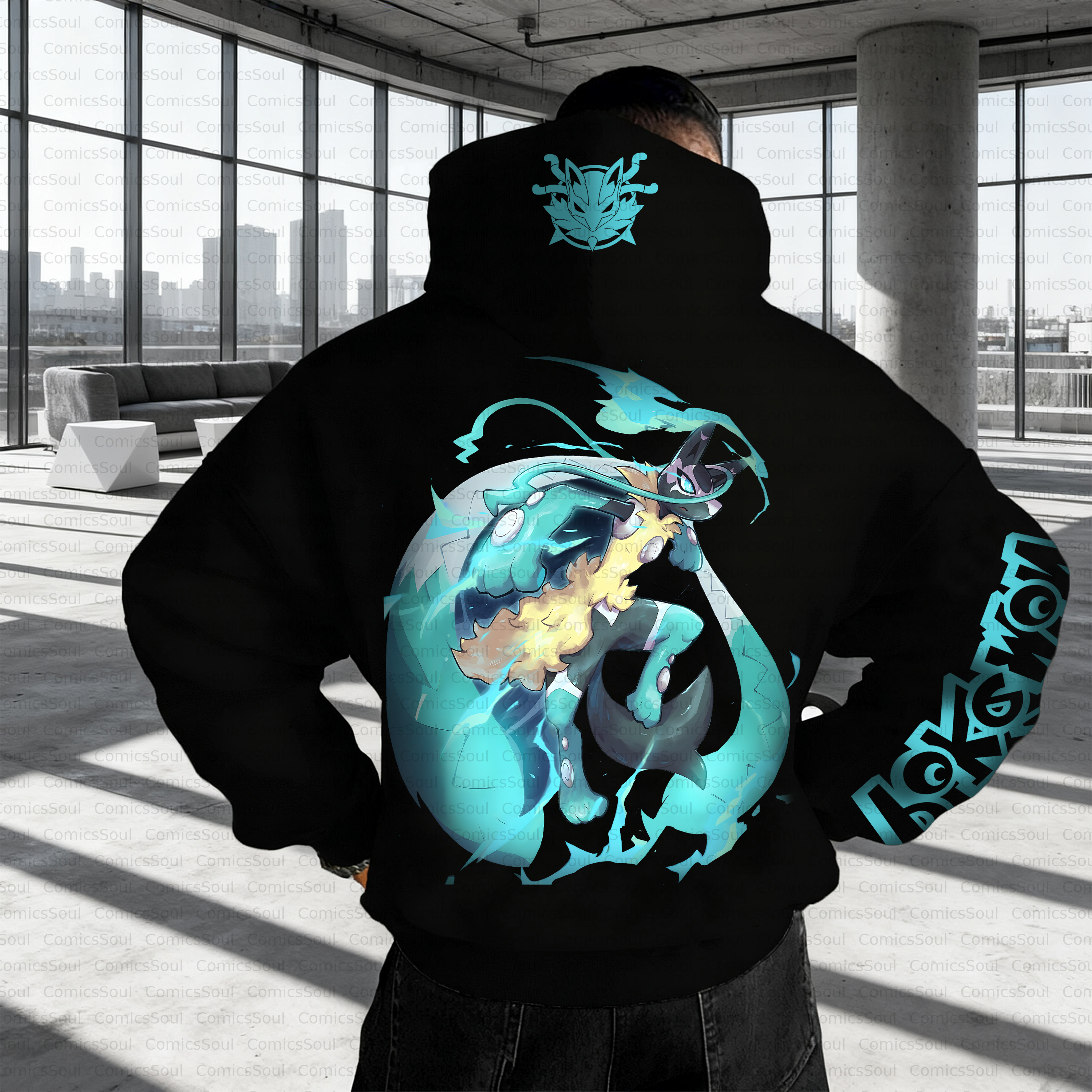 Unisex Anime Inspired Vintage Plush Hoodie