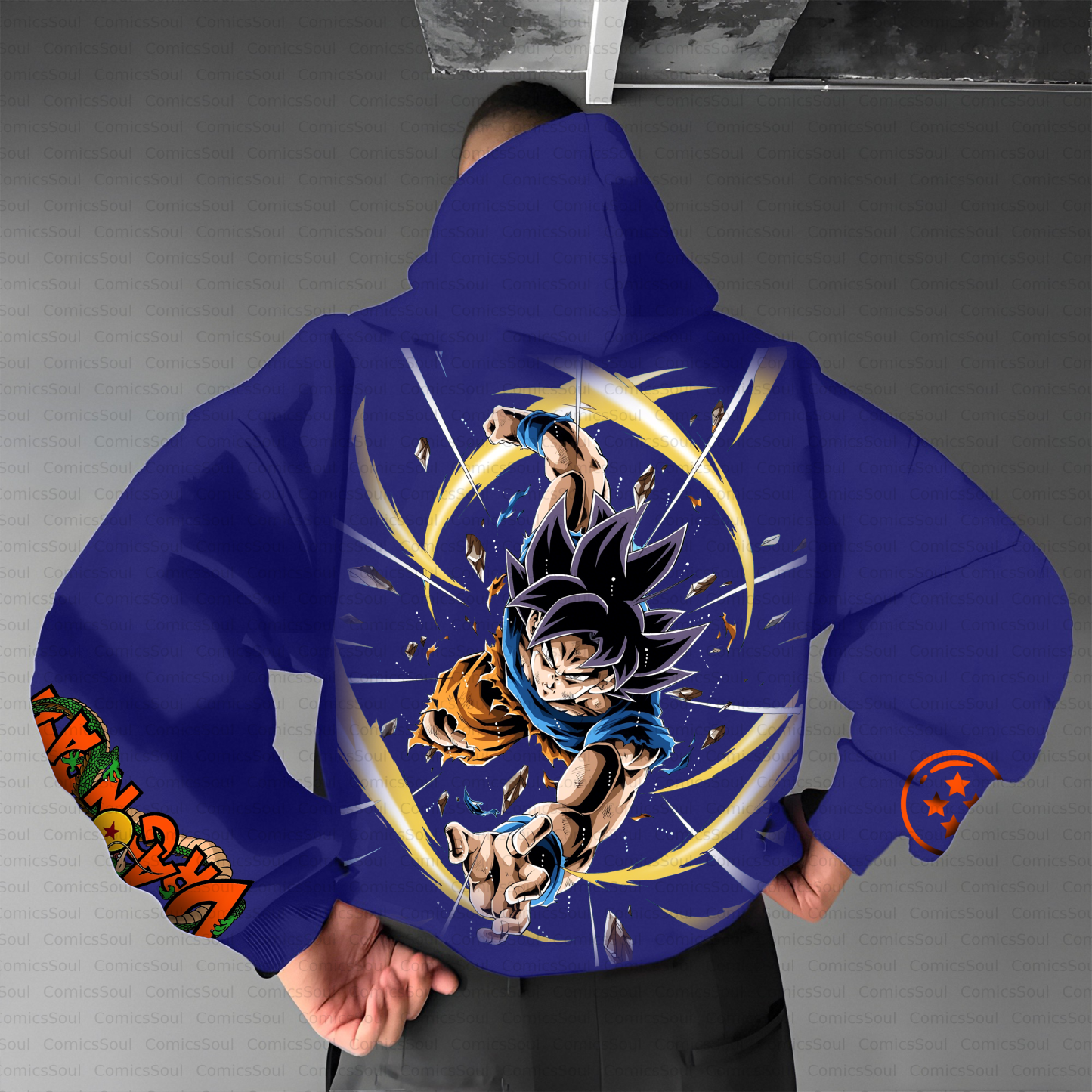 Unisex Anime Inspired Vintage Plush Hoodie