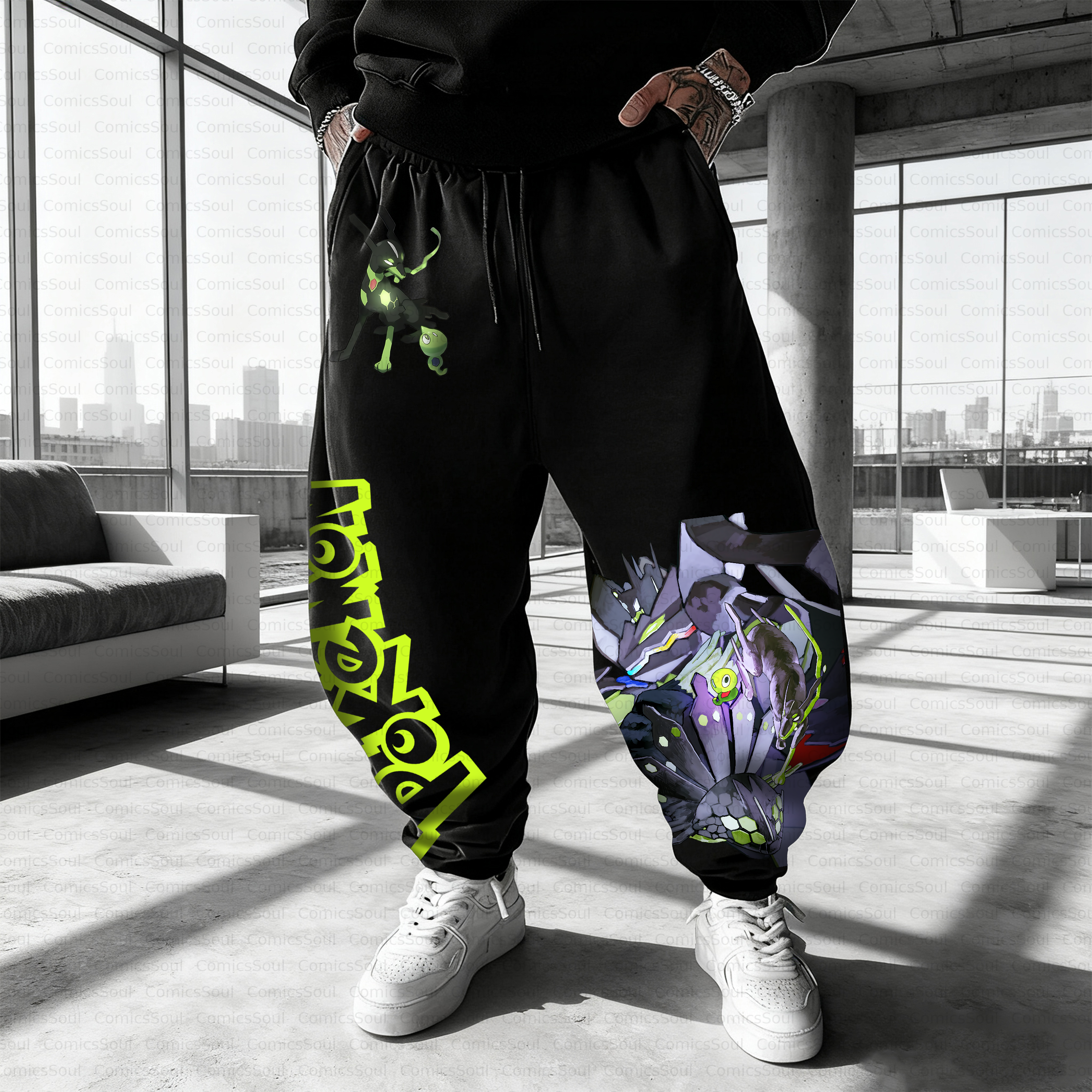 Unisex Casual Anime Streetwear Pant