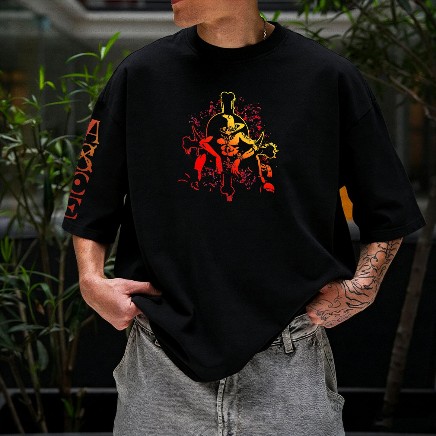 Unisex Anime Inspired Vintage T-Shirt