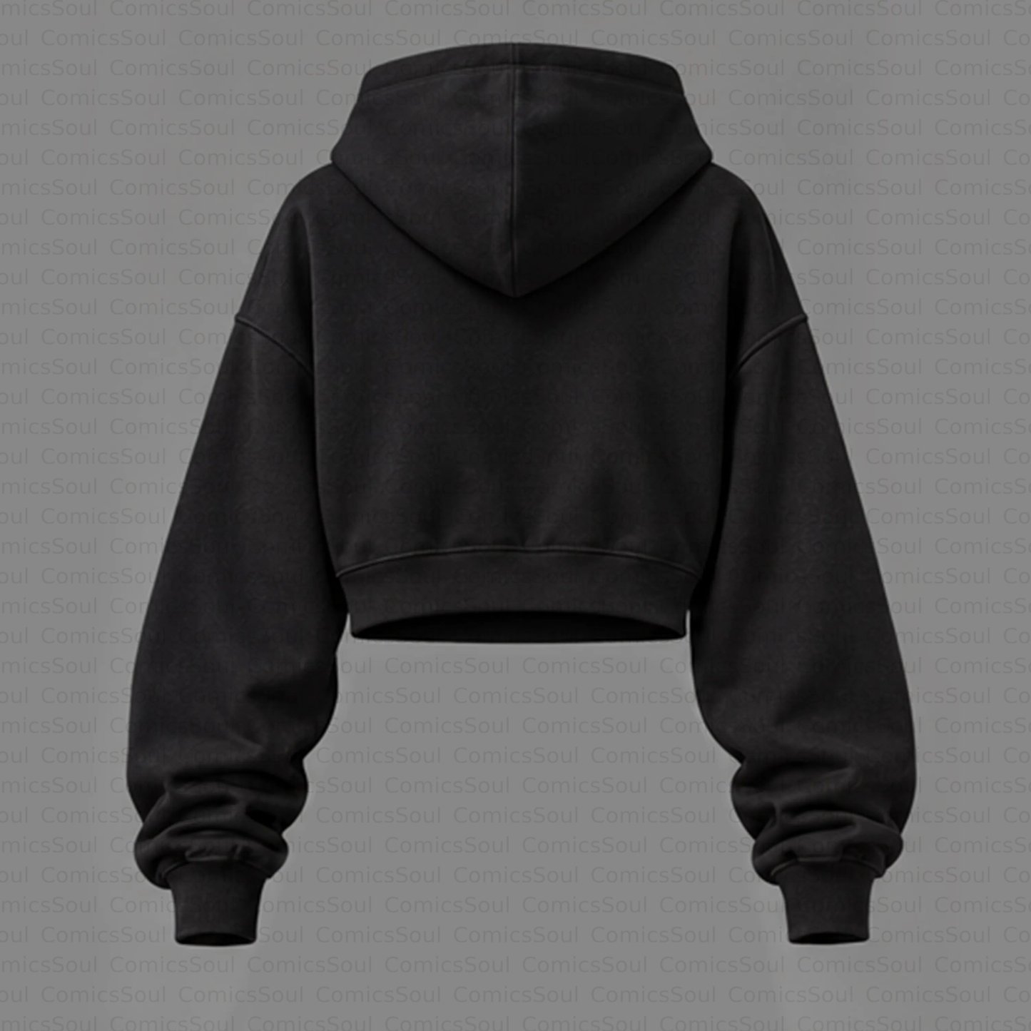 Demon Slayer Cropped Long Sleeve Hoodie & High Waist Jogger Pants Two Piece
