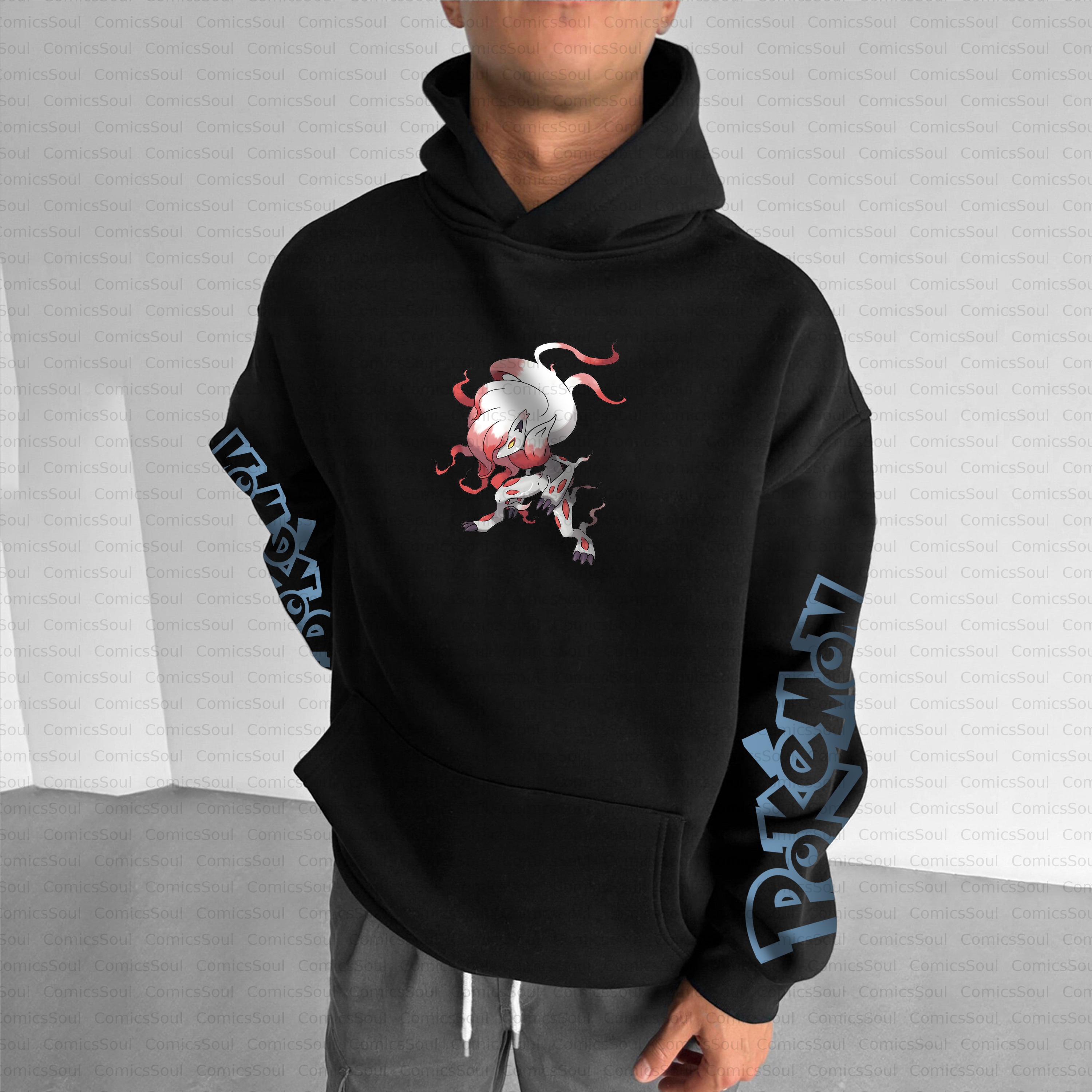 Unisex Anime Inspired Vintage Plush Hoodie
