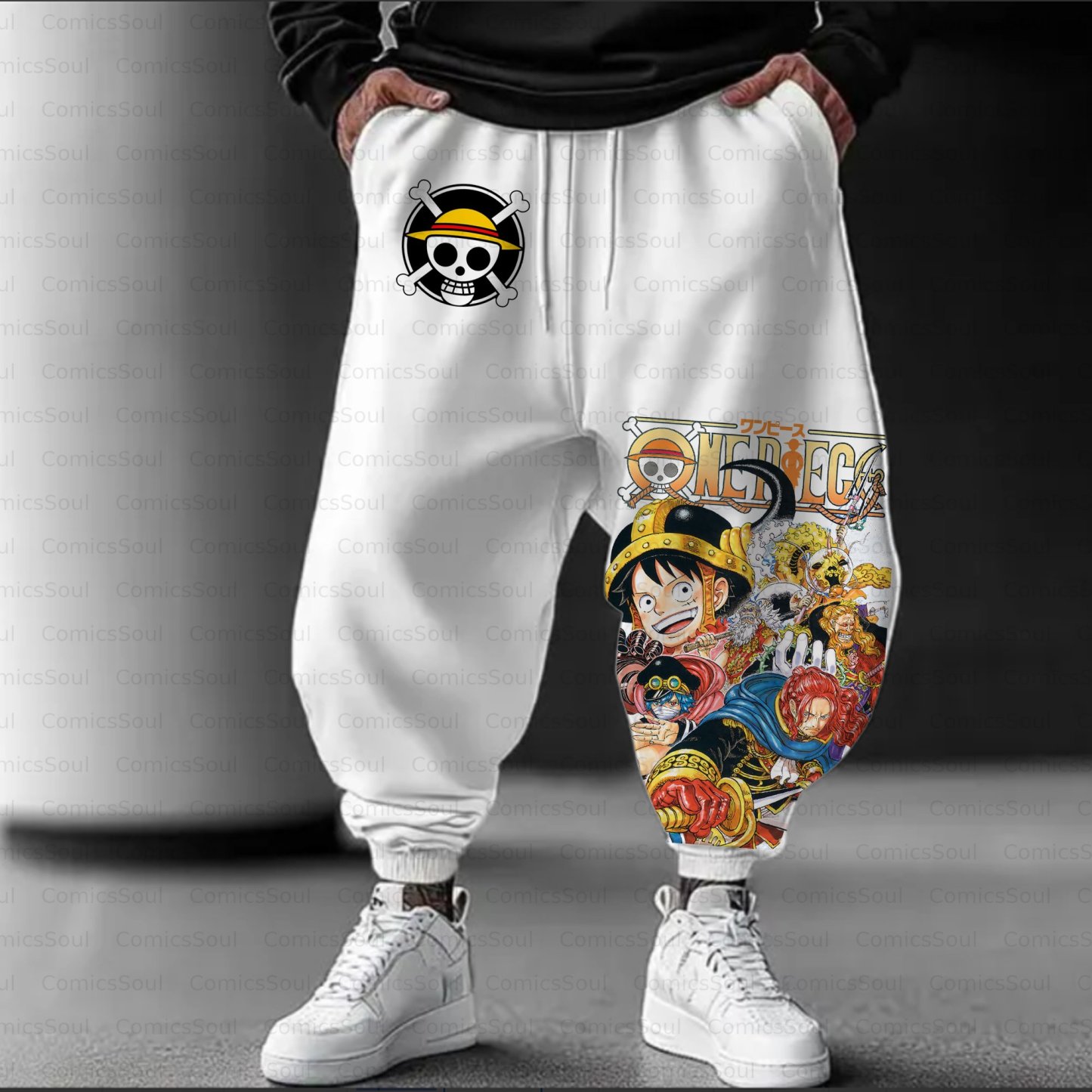 Unisex Casual Streetwear Plush Pants