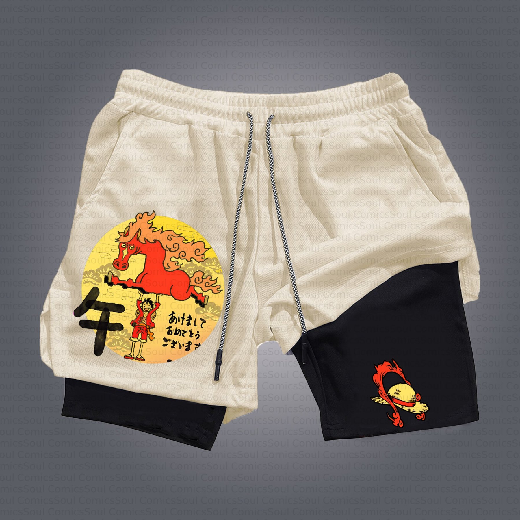 Unisex Casual Anime Streetwear Gym Shorts