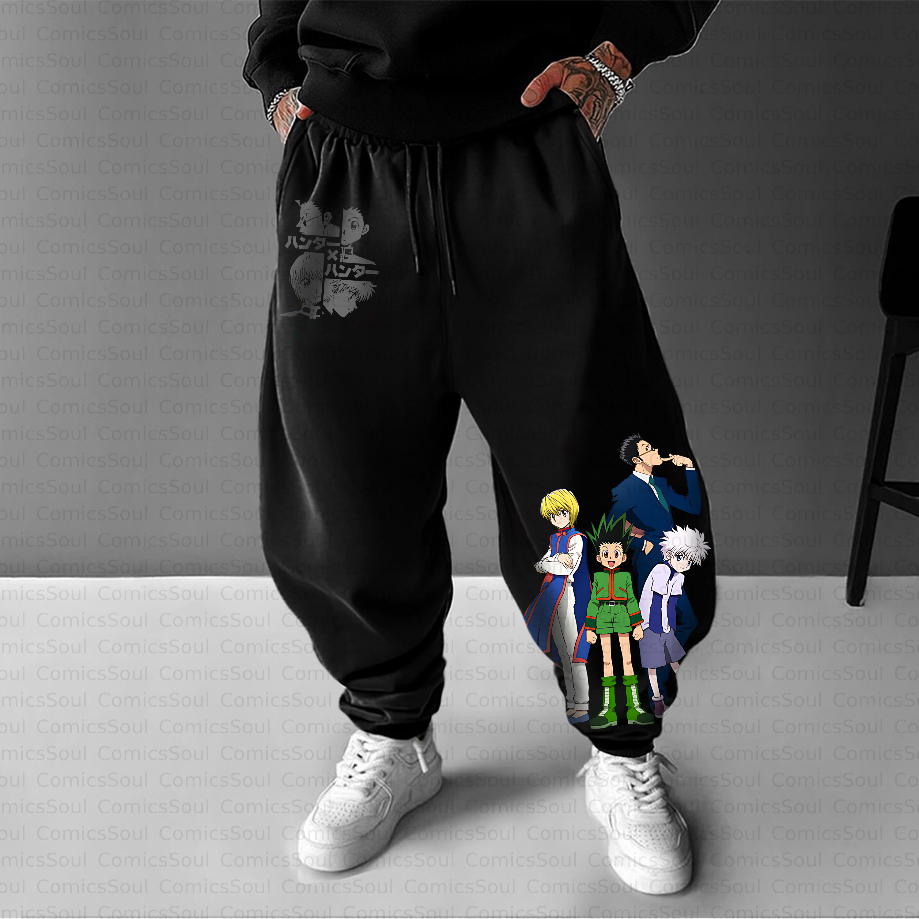 Unisex Casual Anime Streetwear Pant