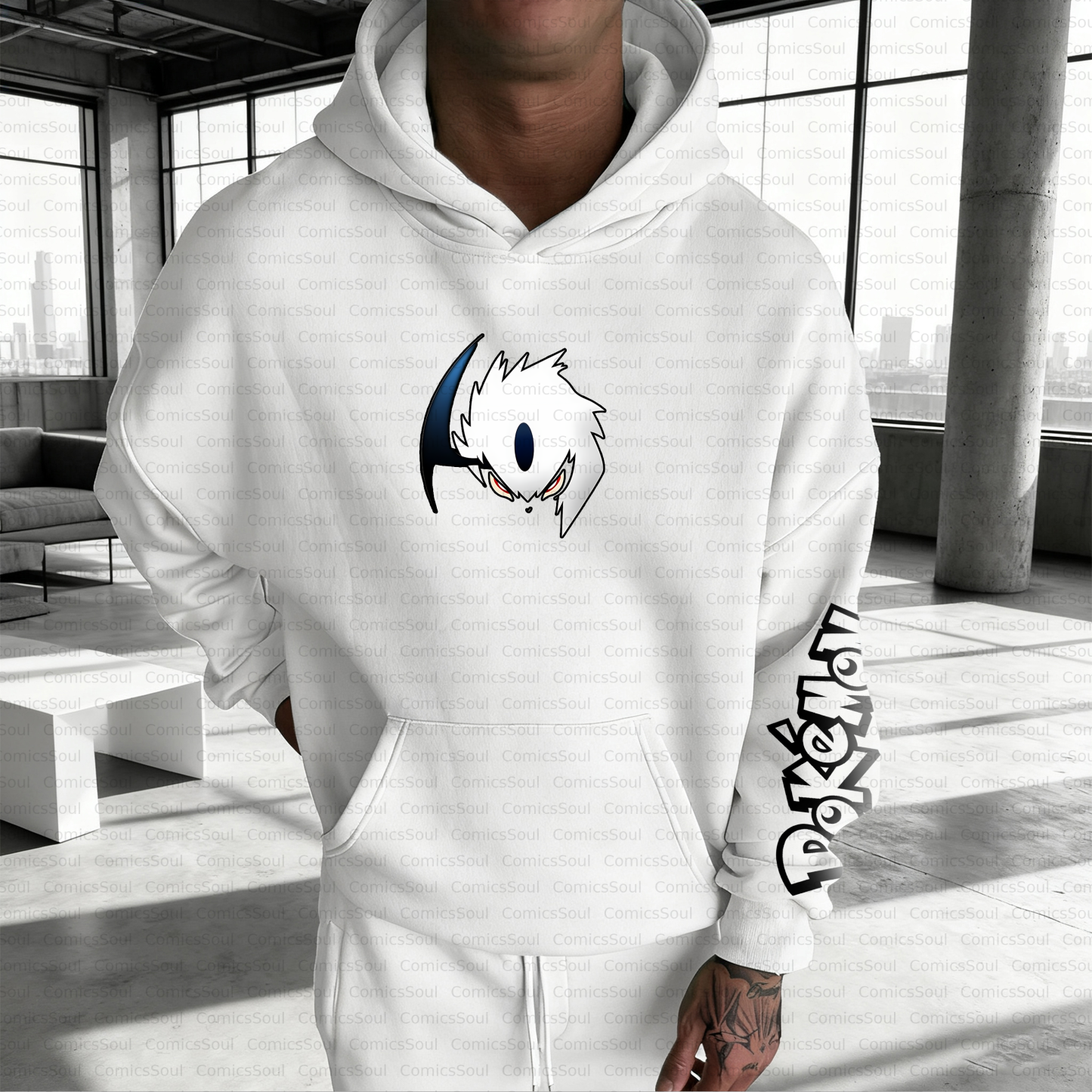 Unisex Anime Inspired Vintage Plush Hoodie