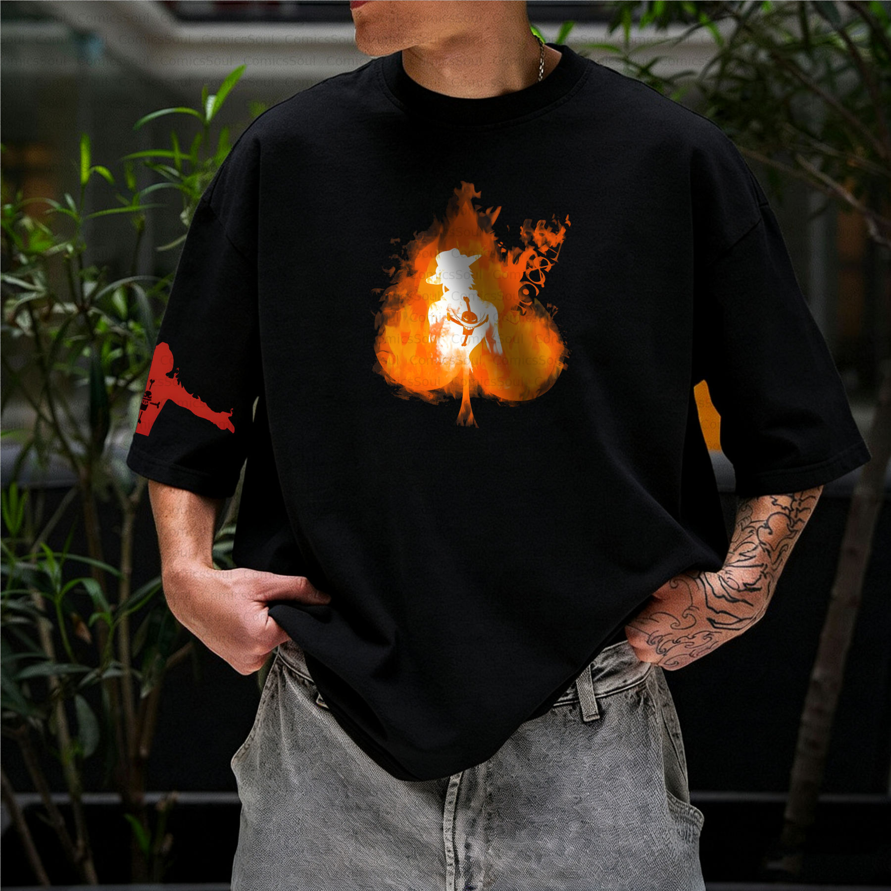 Unisex Anime Inspired Vintage T-Shirt