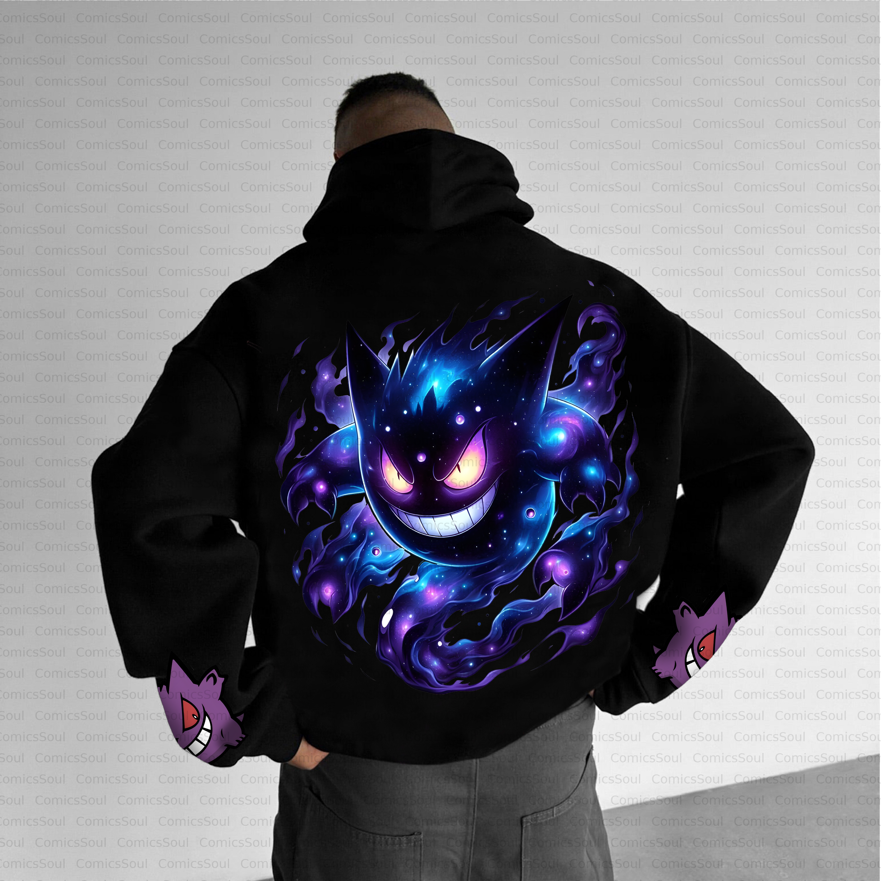 Unisex Anime Inspired Vintage Plush Hoodie