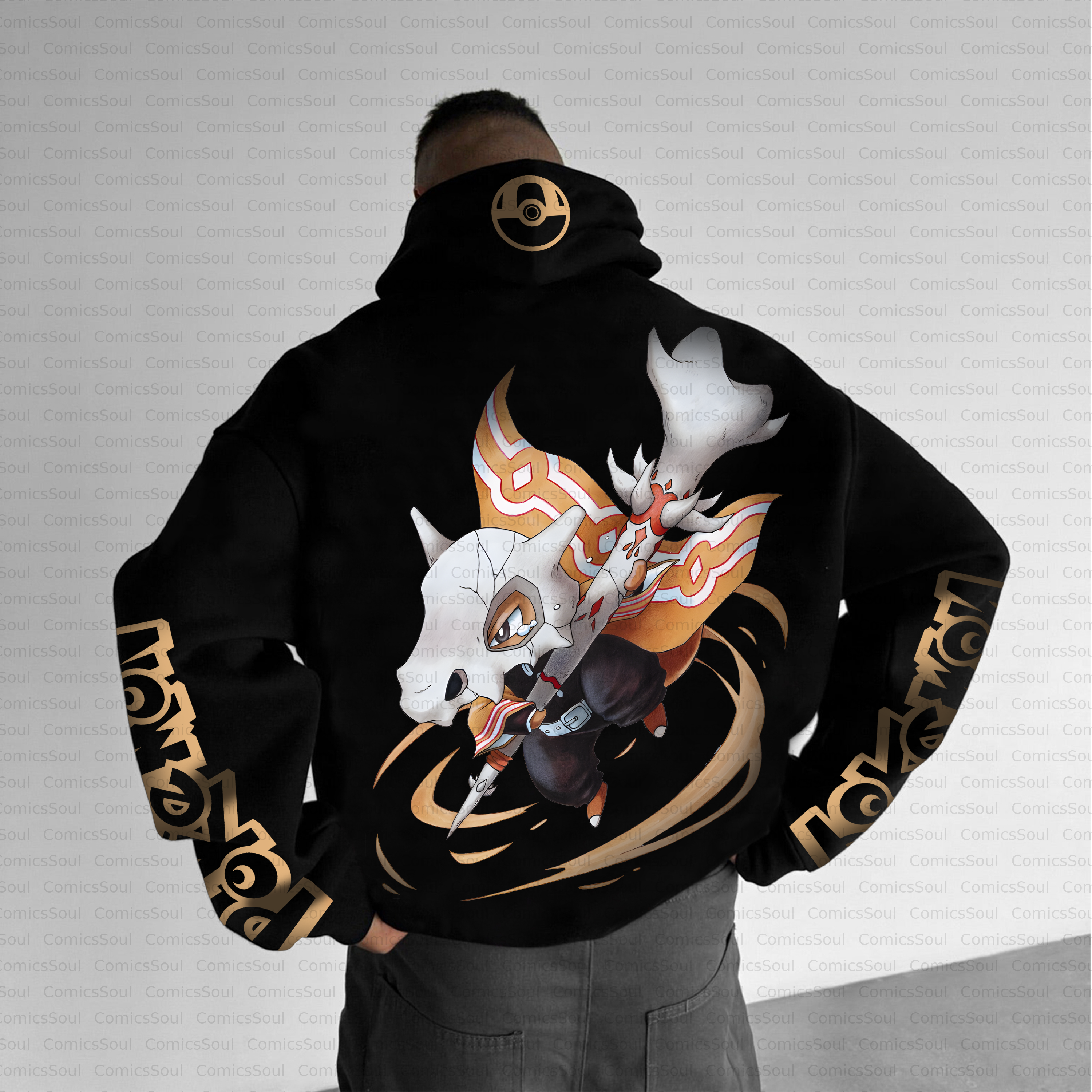 Unisex Anime Inspired Vintage Plush Hoodie