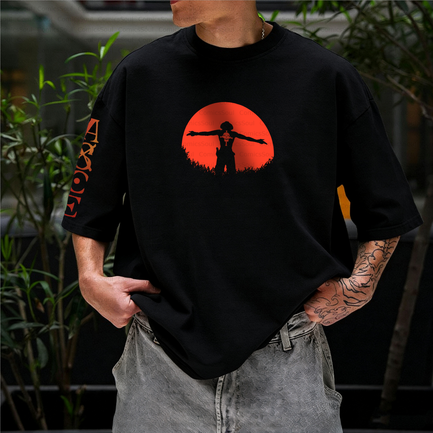 Unisex Anime Inspired Vintage T-Shirt