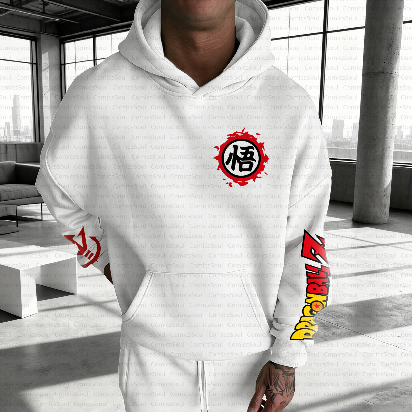 Unisex Anime Inspired Vintage Plush Hoodie