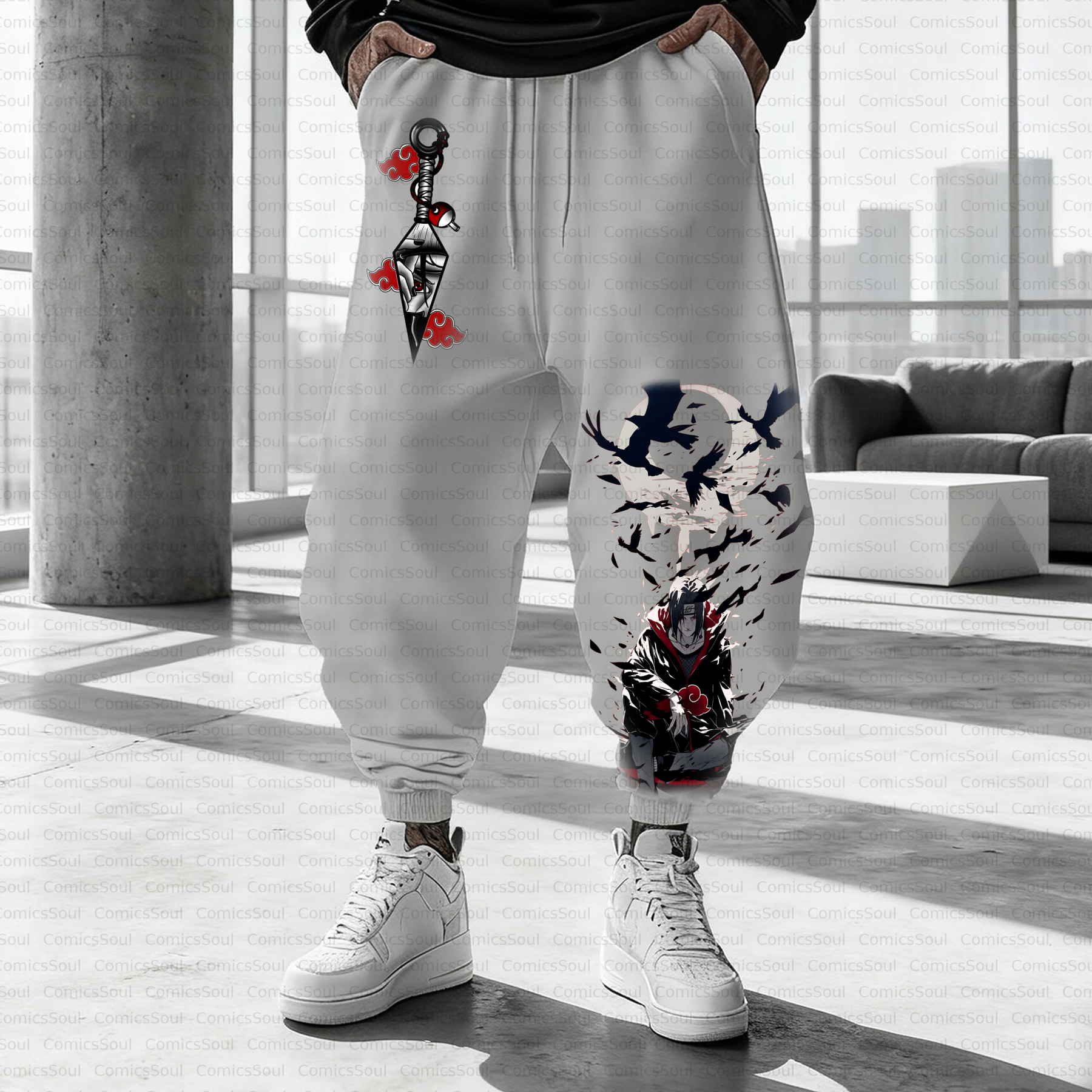 Unisex Casual Anime Streetwear Pant