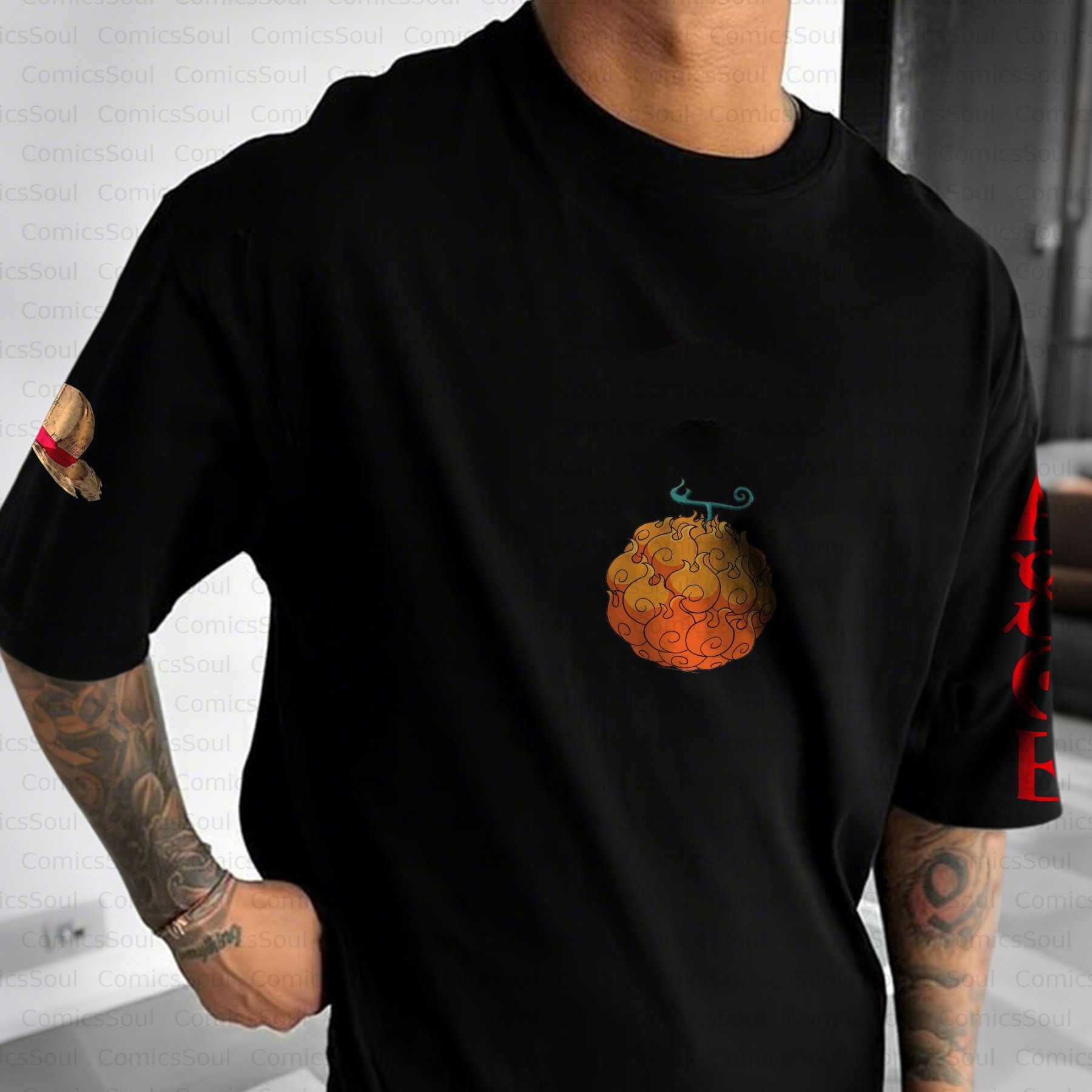 Unisex Anime Inspired Vintage T-Shirt