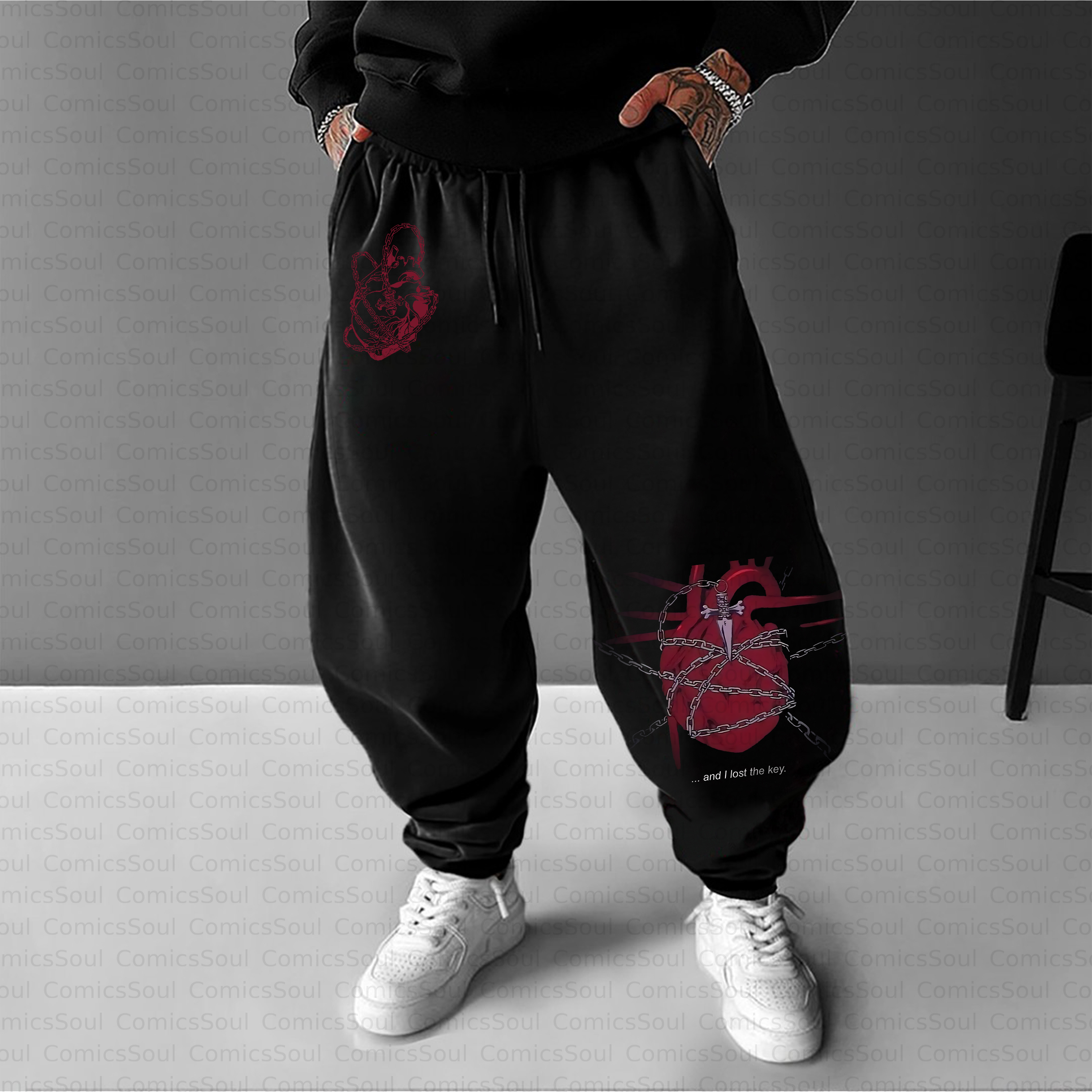 Unisex Casual Anime Streetwear Pant