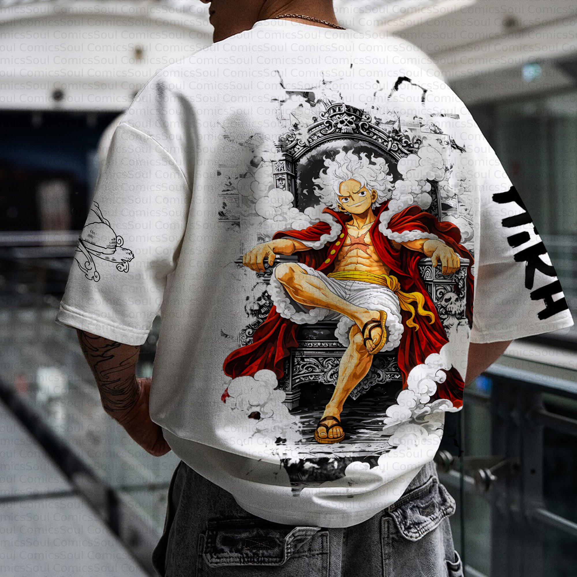 Unisex Anime Inspired Vintage T-shirt