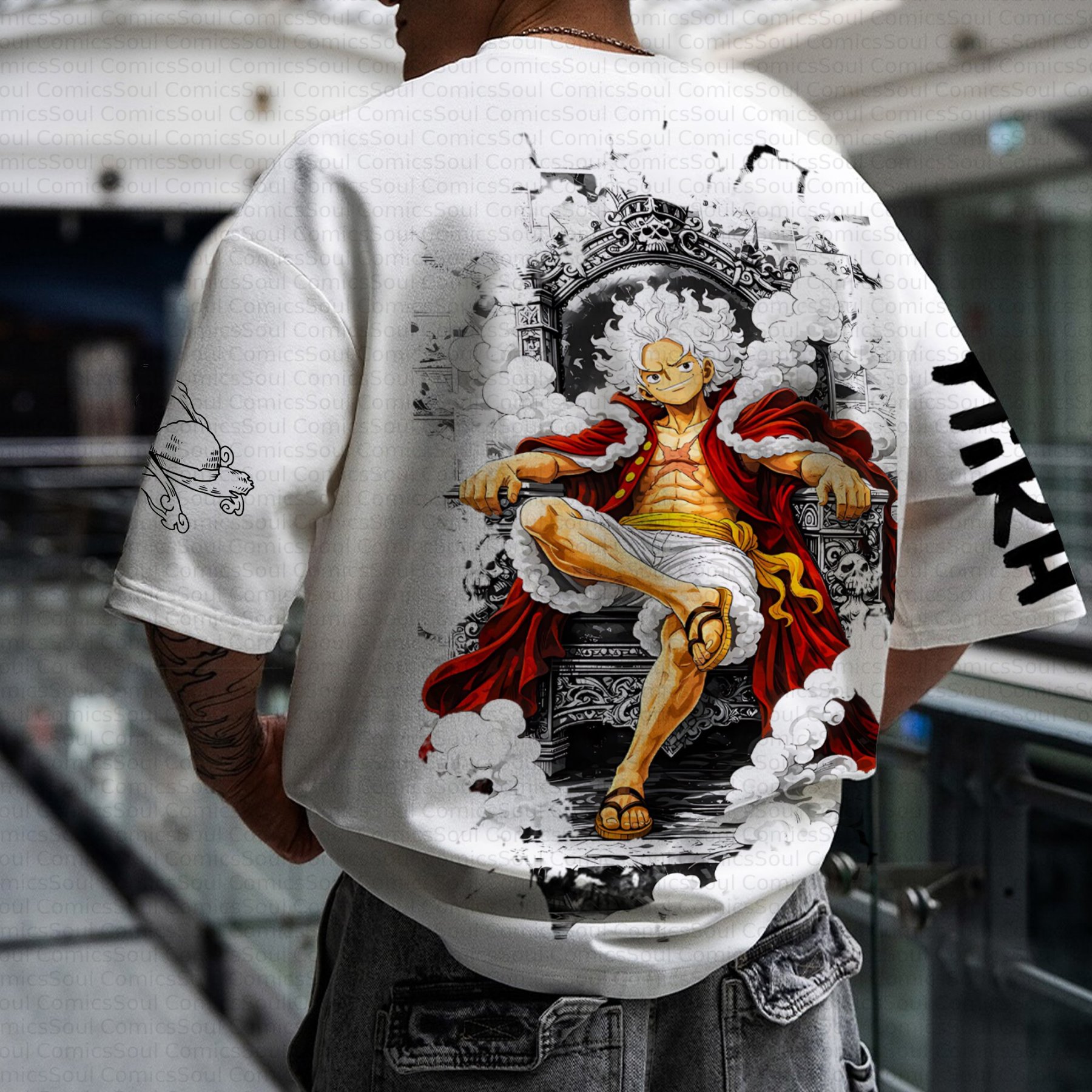 Unisex Anime Inspired Vintage T-shirt