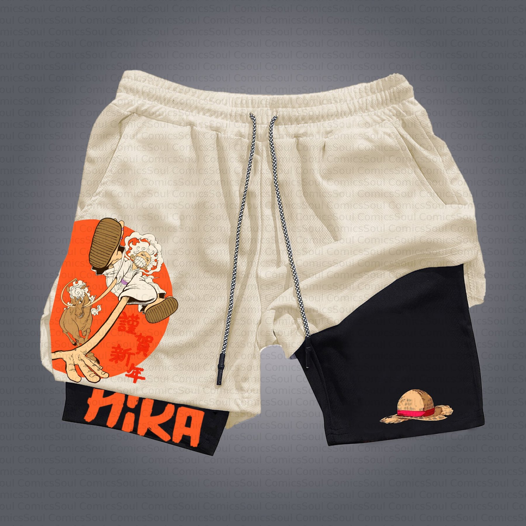 Unisex Casual Anime Streetwear Gym Shorts