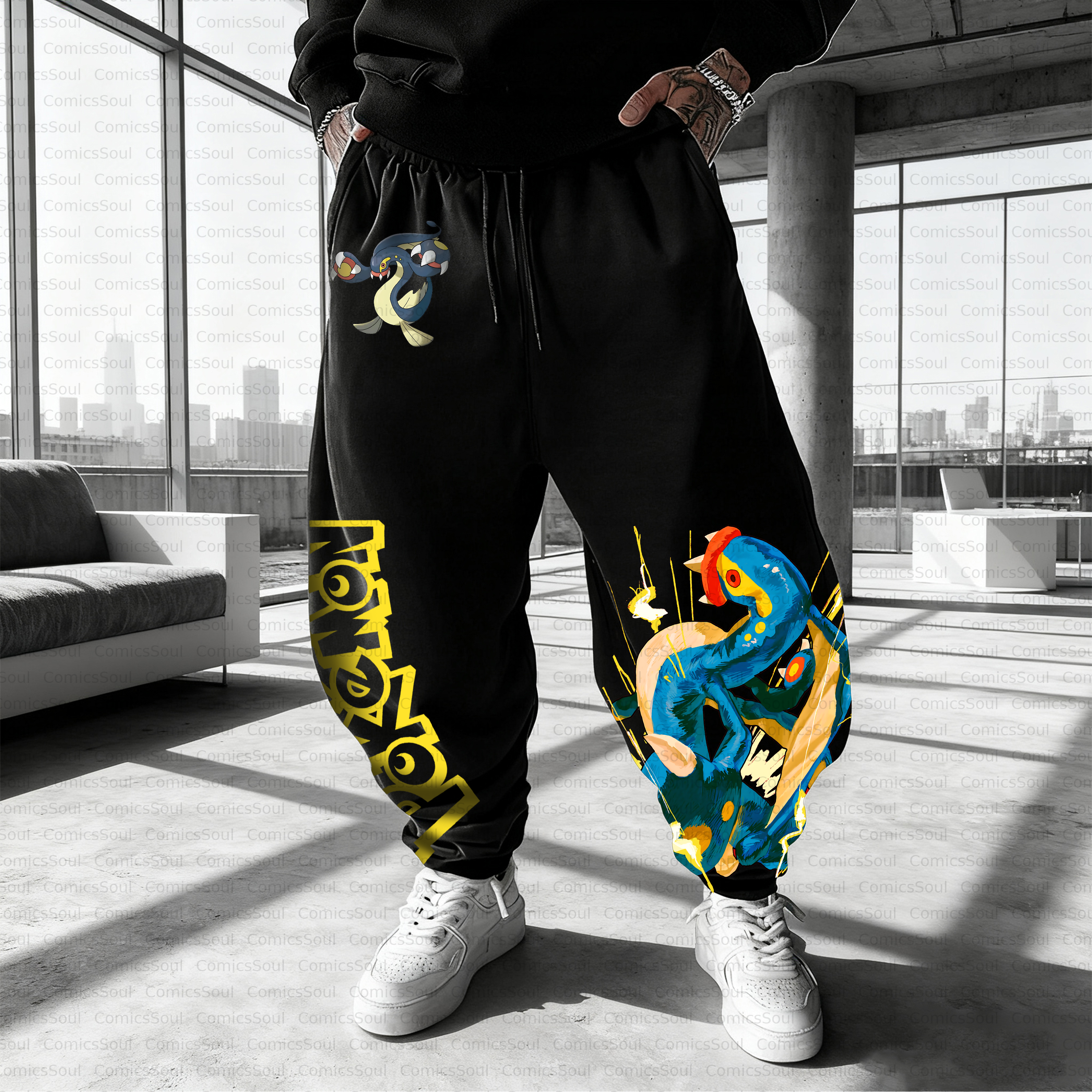 Unisex Casual Anime Streetwear Pant